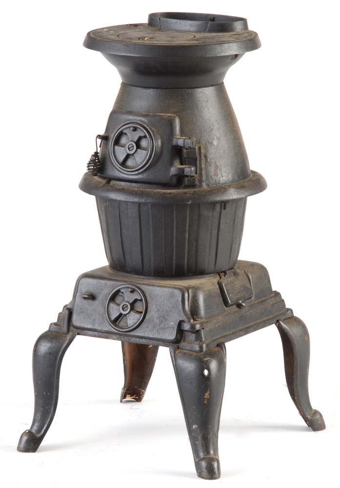 Antique Cast Iron Potbelly Stove