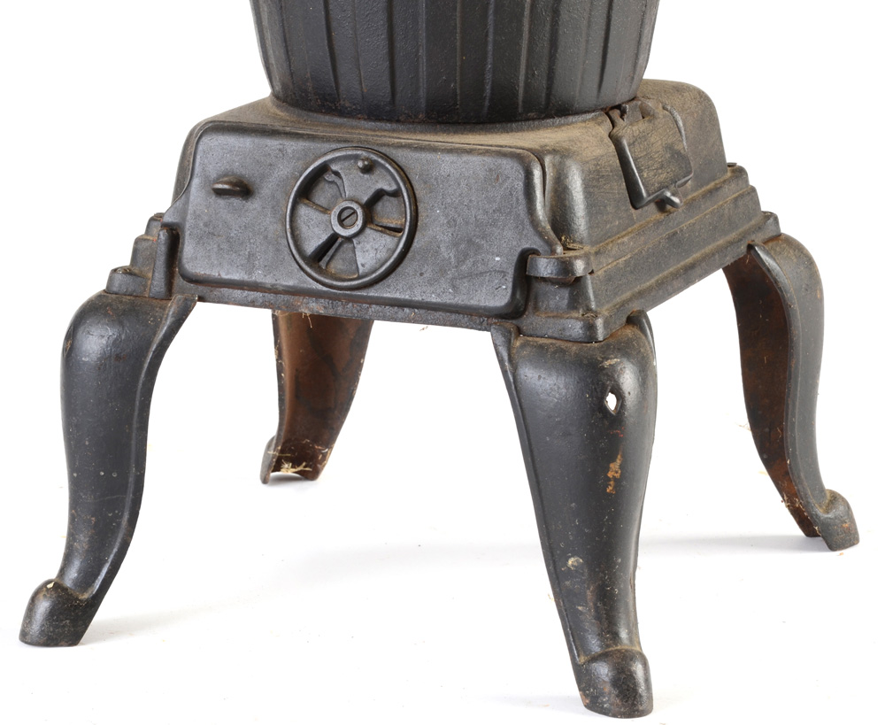 Antique Cast Iron Potbelly Stove