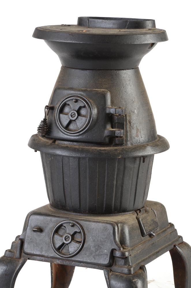 Antique Cast Iron Potbelly Stove