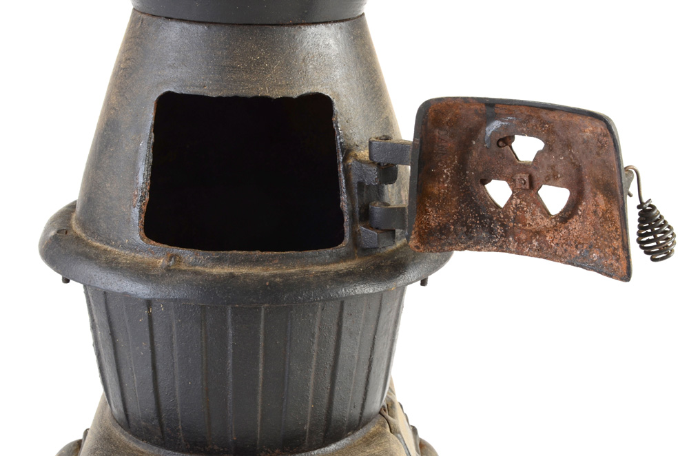 Antique Cast Iron Potbelly Stove