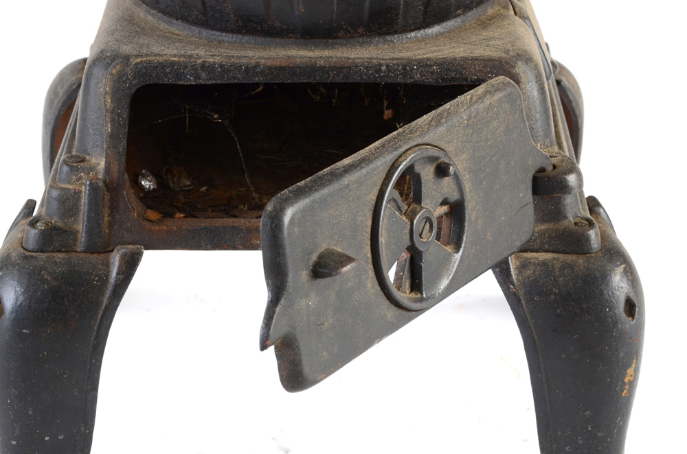Antique Cast Iron Potbelly Stove