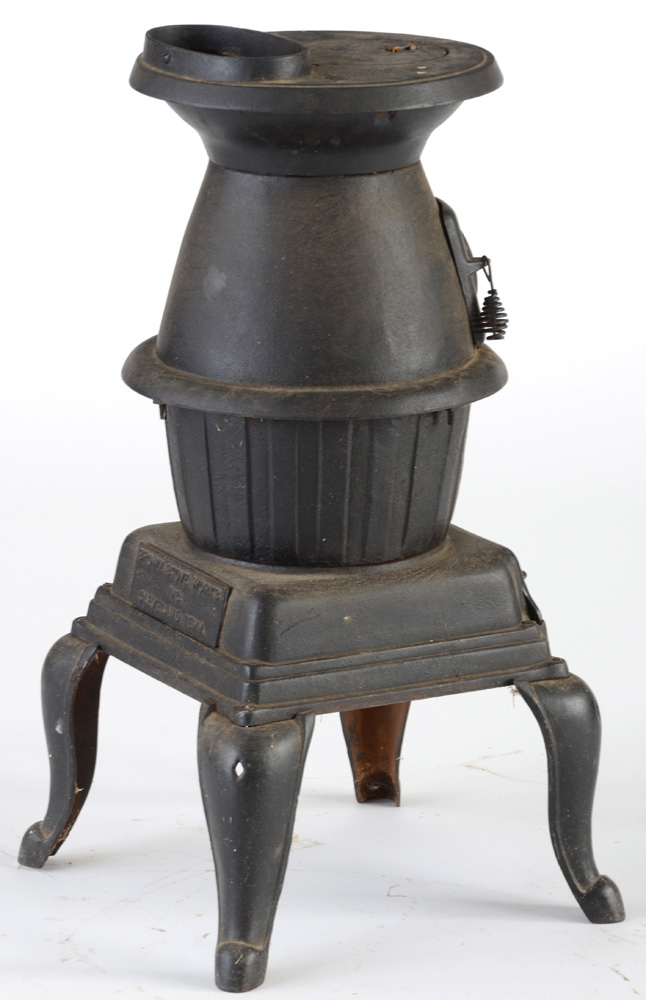 Antique Cast Iron Potbelly Stove