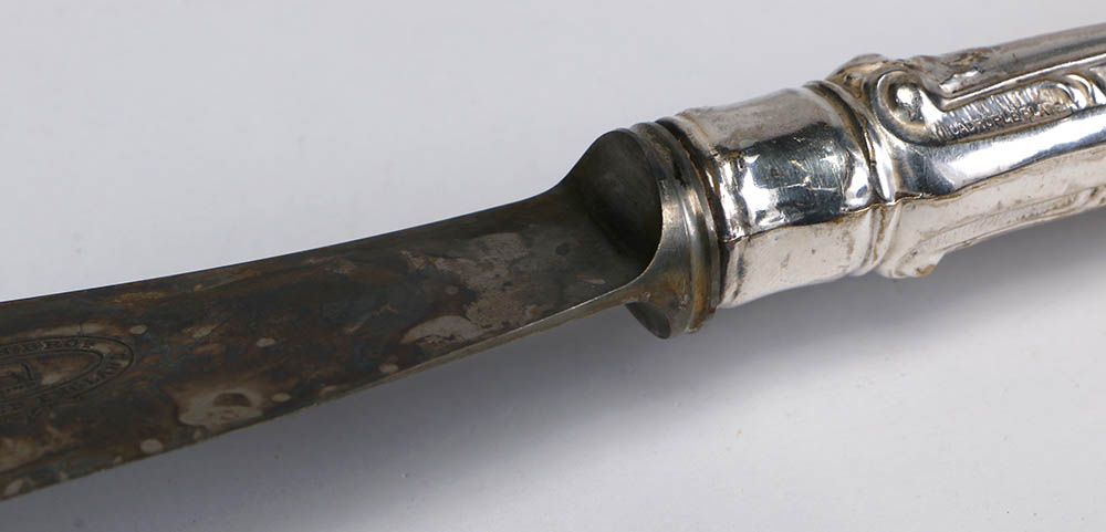 Vintage Atkinson Brothers Silver Plate Carving Set