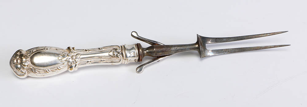 Vintage Atkinson Brothers Silver Plate Carving Set