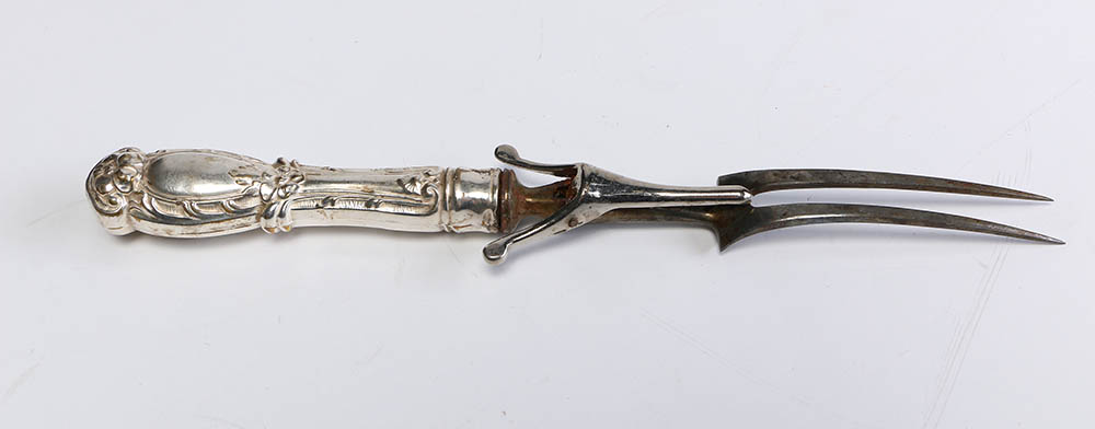 Vintage Atkinson Brothers Silver Plate Carving Set