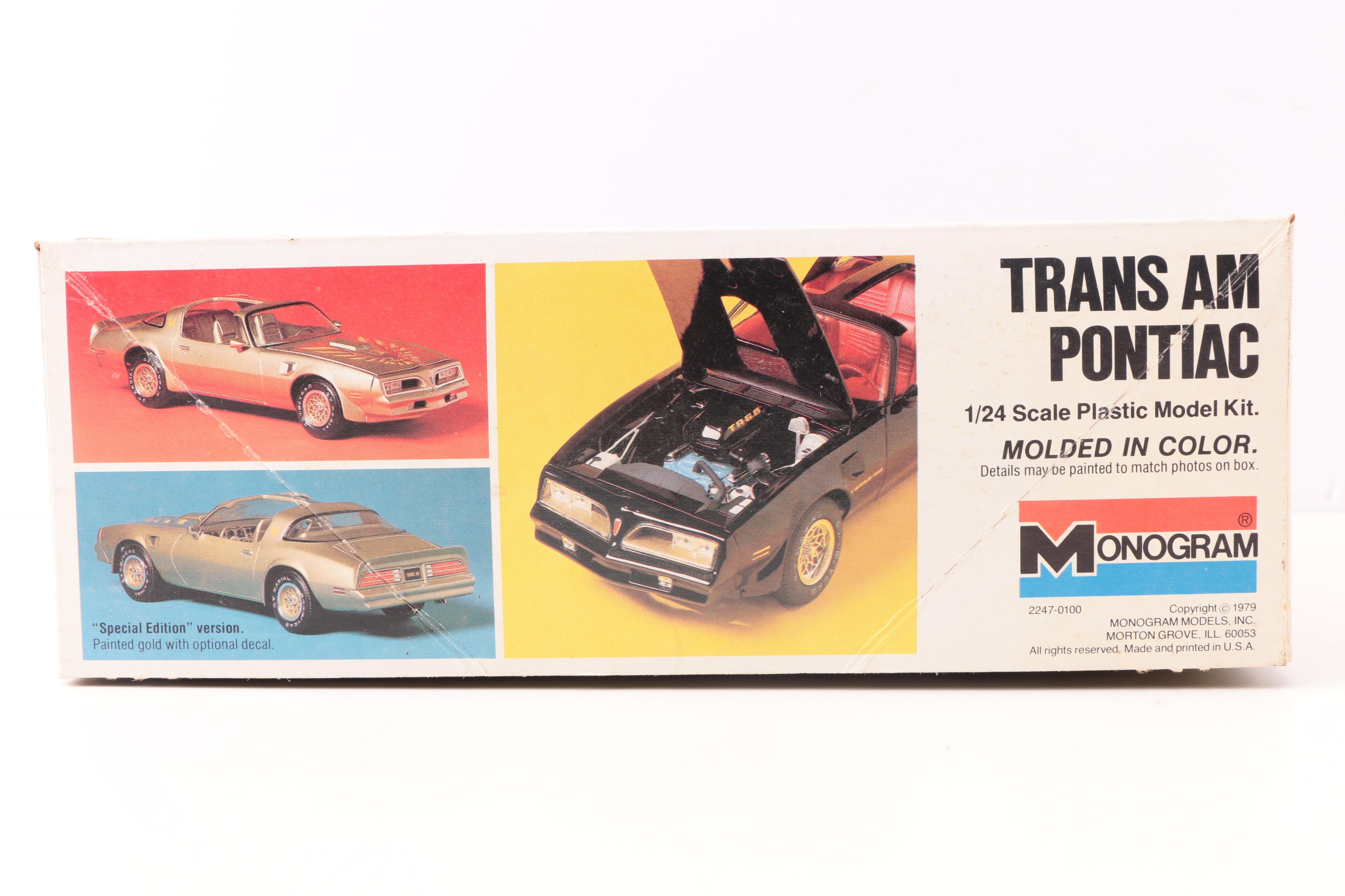 Vintage Trans Am Model Kits by MPC and Monogram