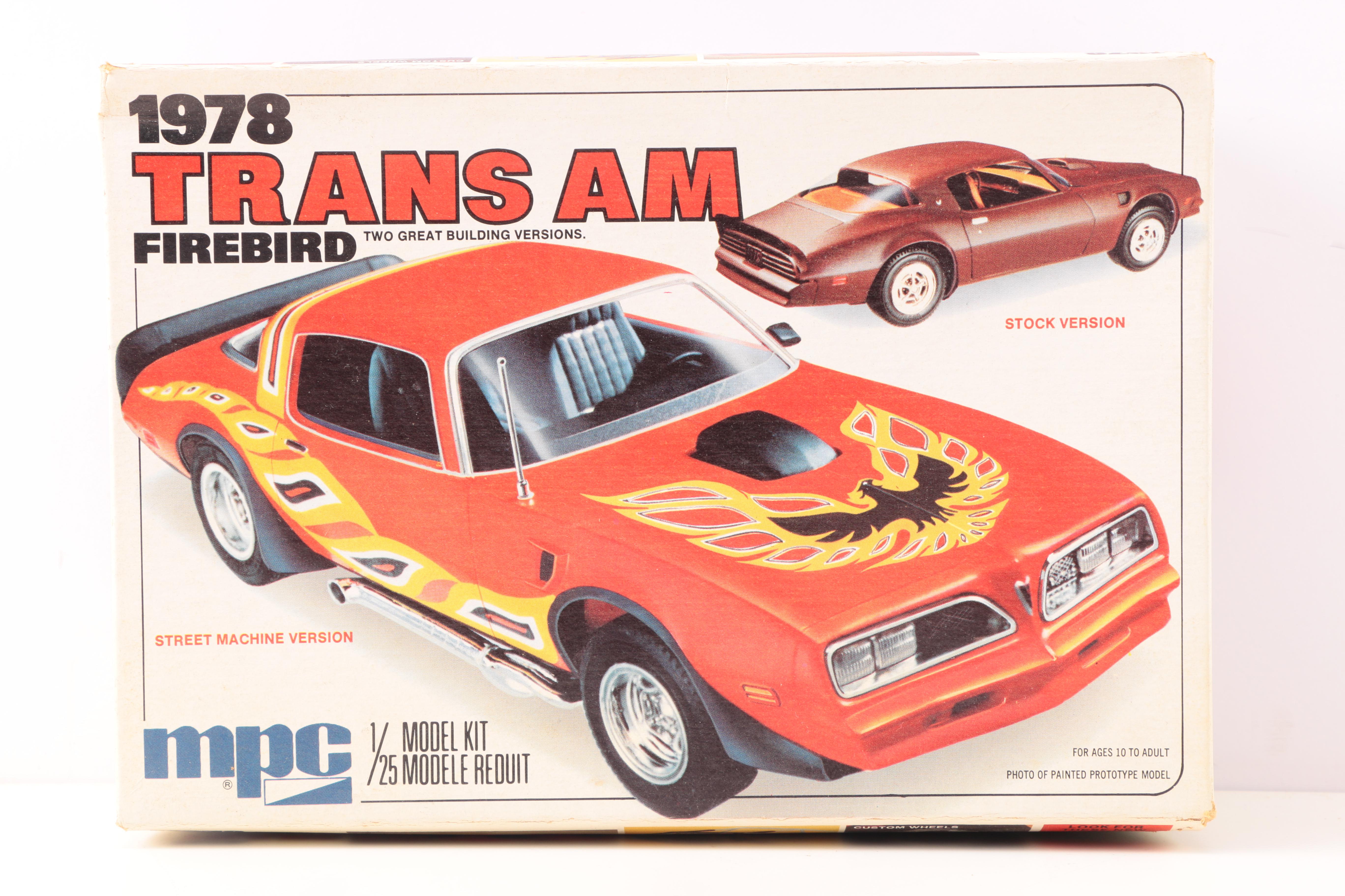Vintage Trans Am Model Kits by MPC and Monogram