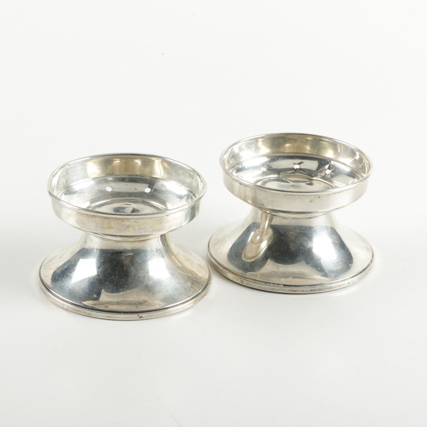 Pair of Mueck-Cary Co. Inc. Weight Sterling Candlestick Holders