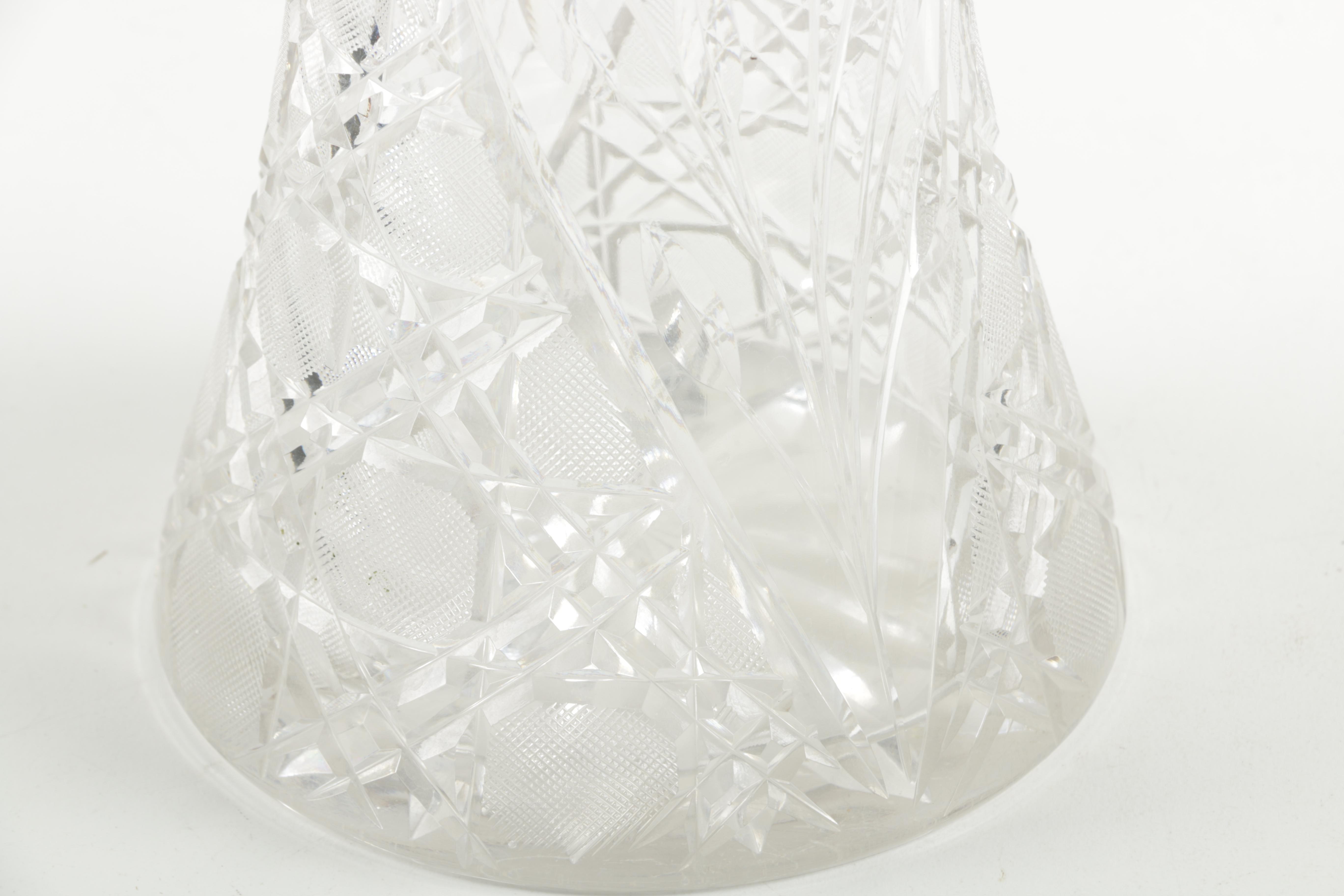 ABP Style Cut Glass Vase