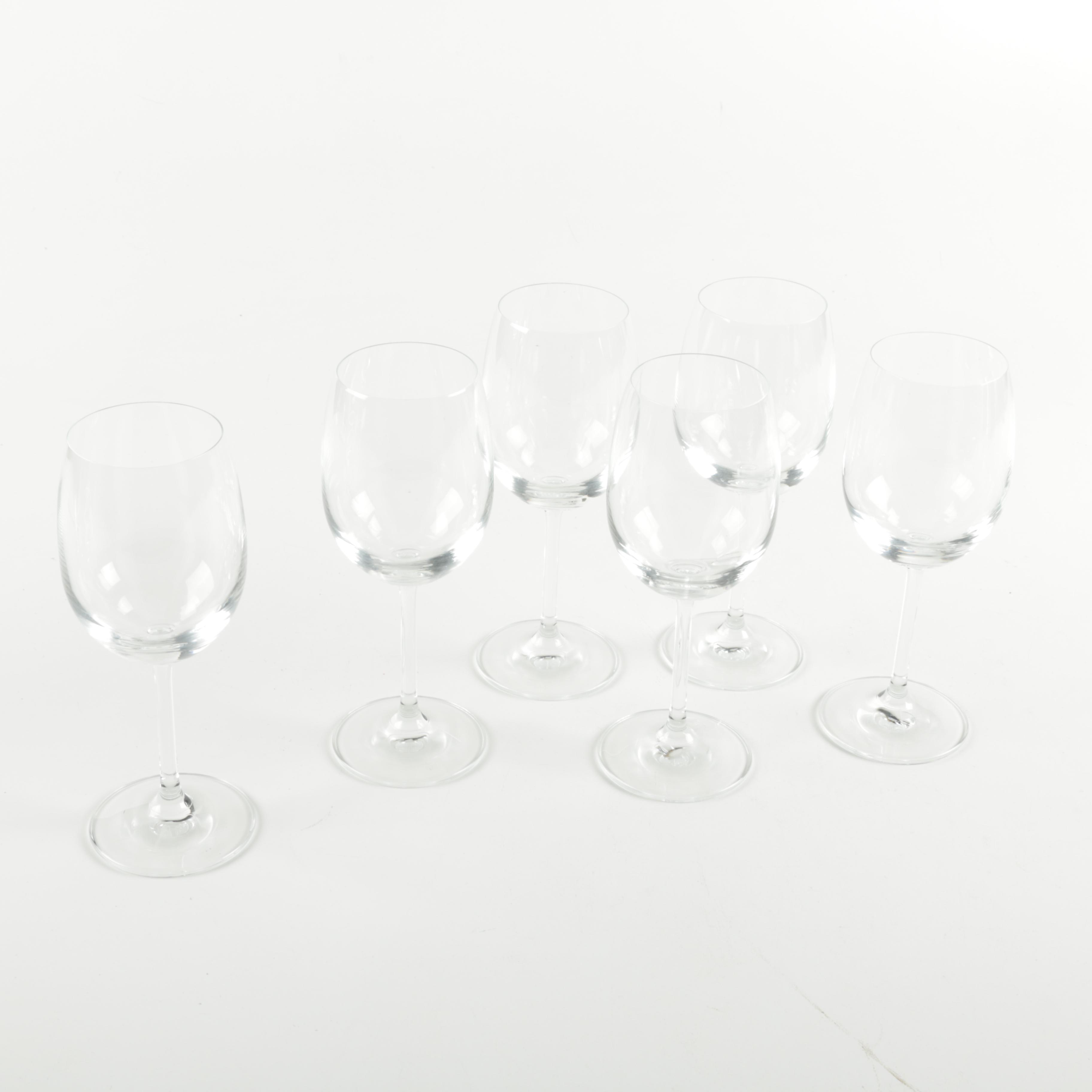 Six Wine Glasses