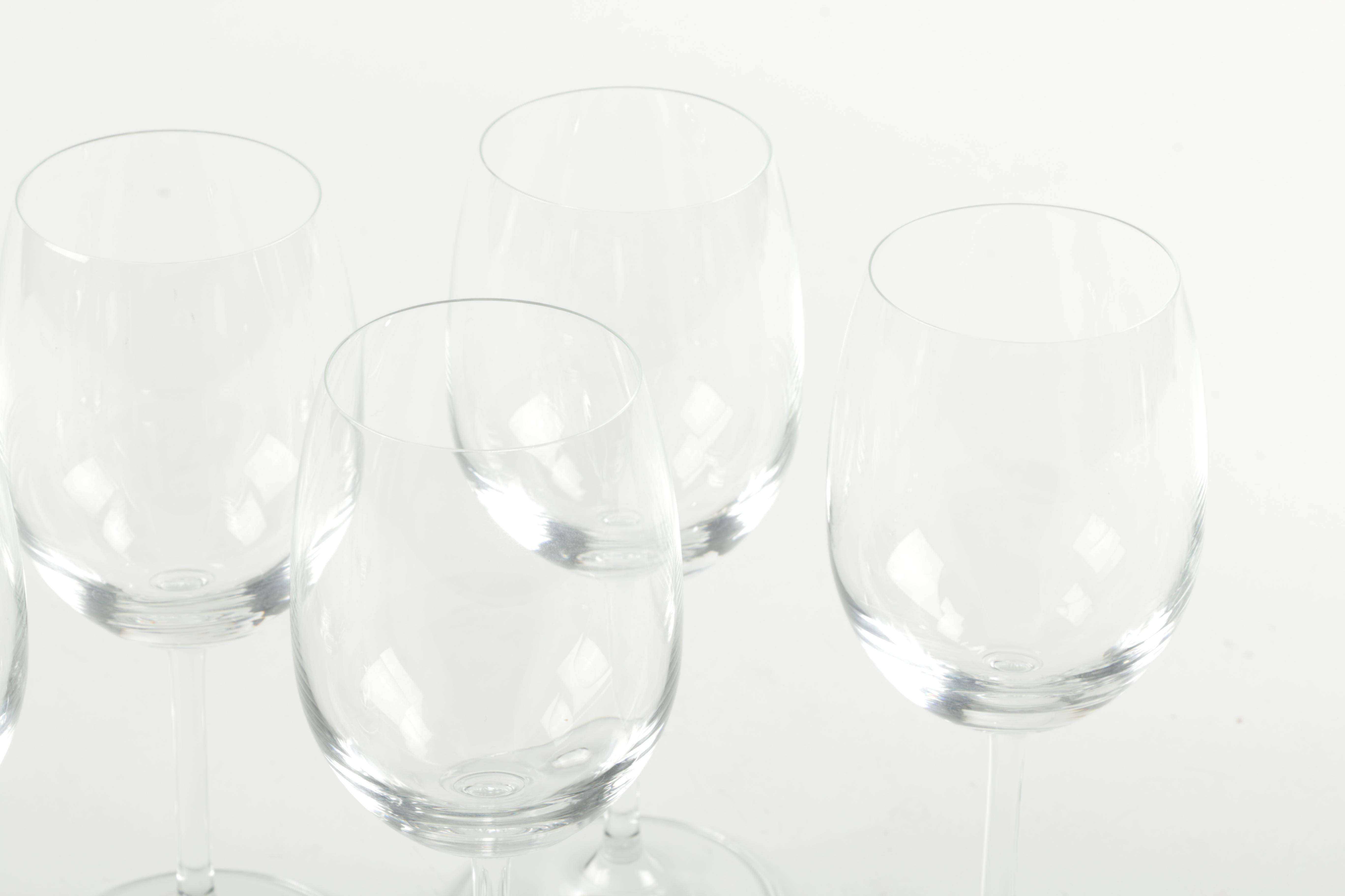 Six Wine Glasses