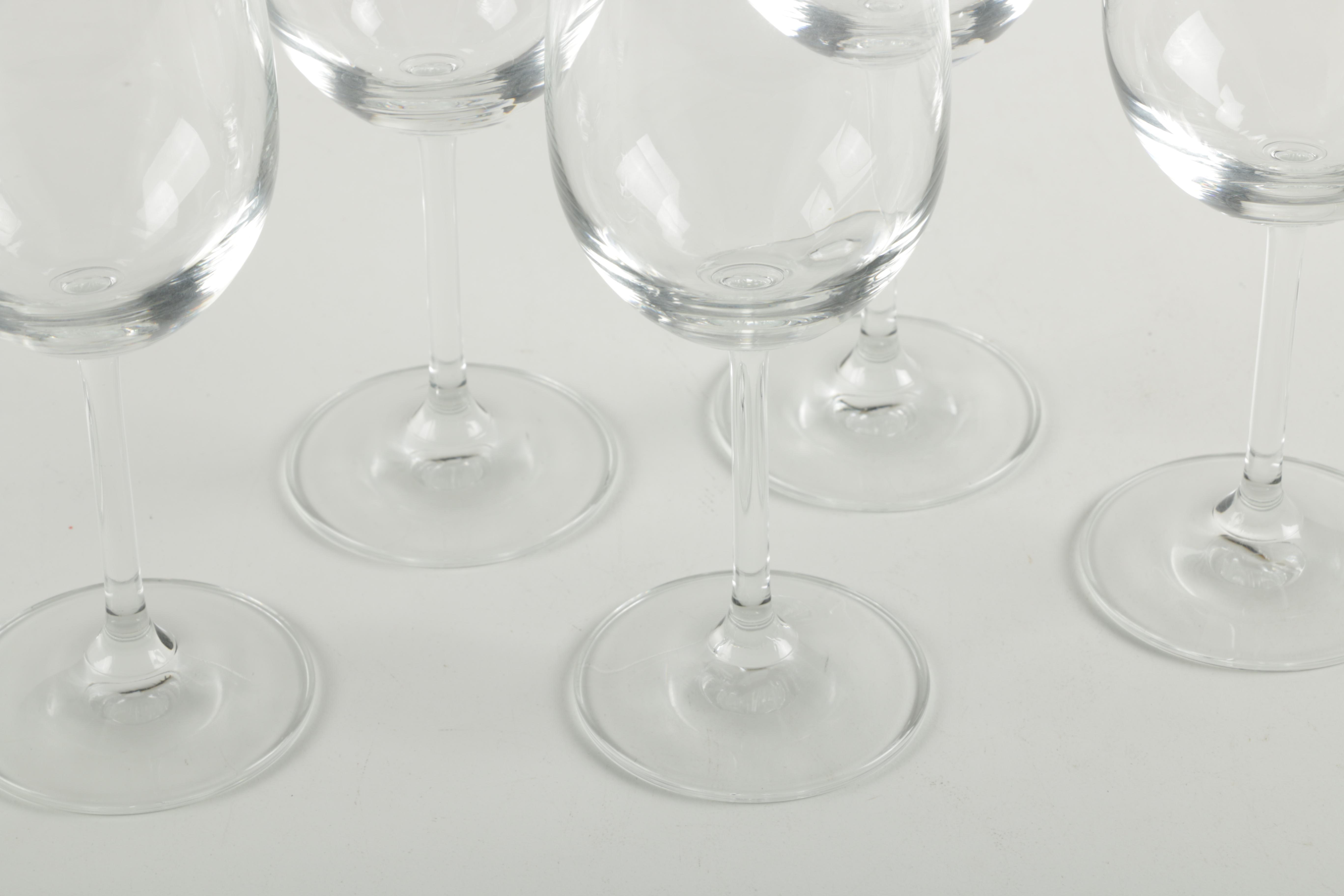 Six Wine Glasses
