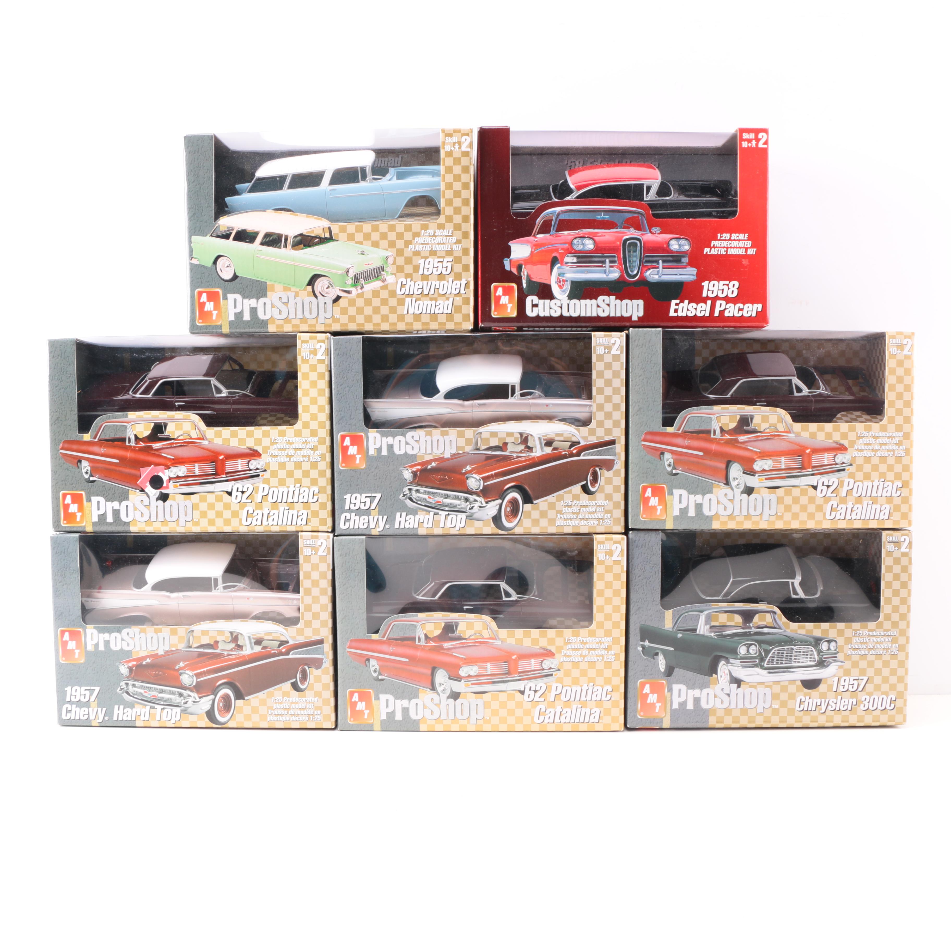 Collection of AMT Pre-Decorated Plastic Model Kits