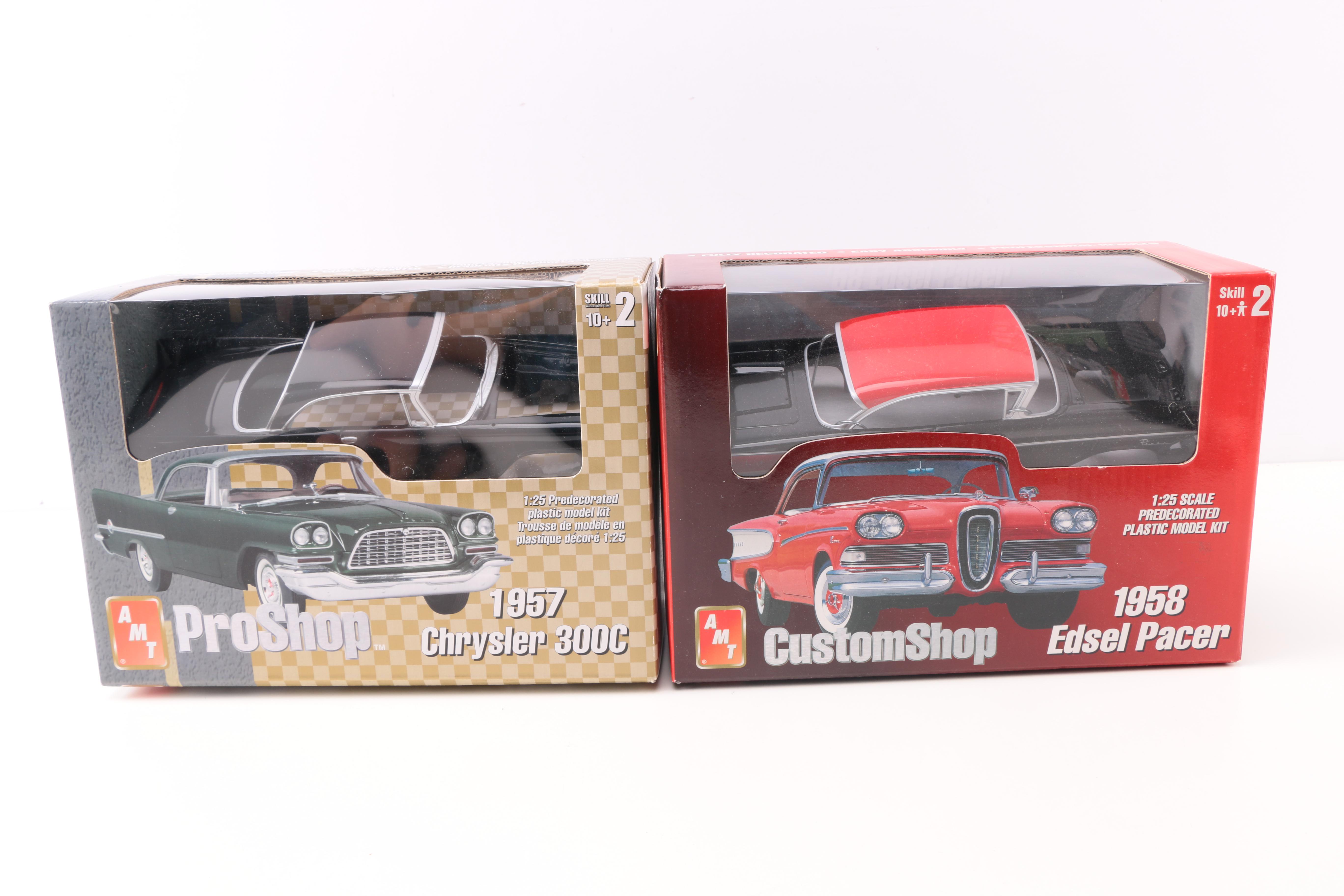 Collection of AMT Pre-Decorated Plastic Model Kits