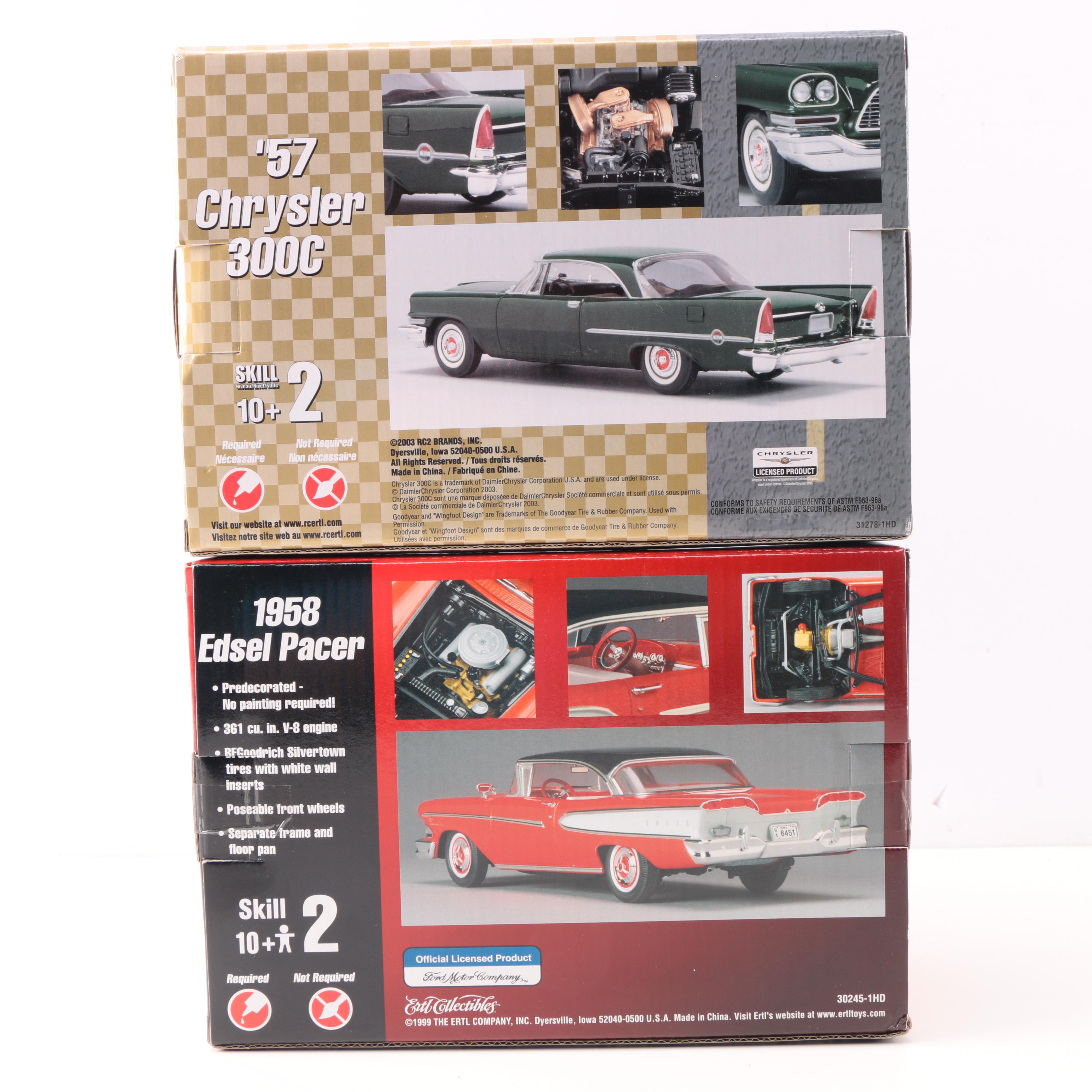 Collection of AMT Pre-Decorated Plastic Model Kits
