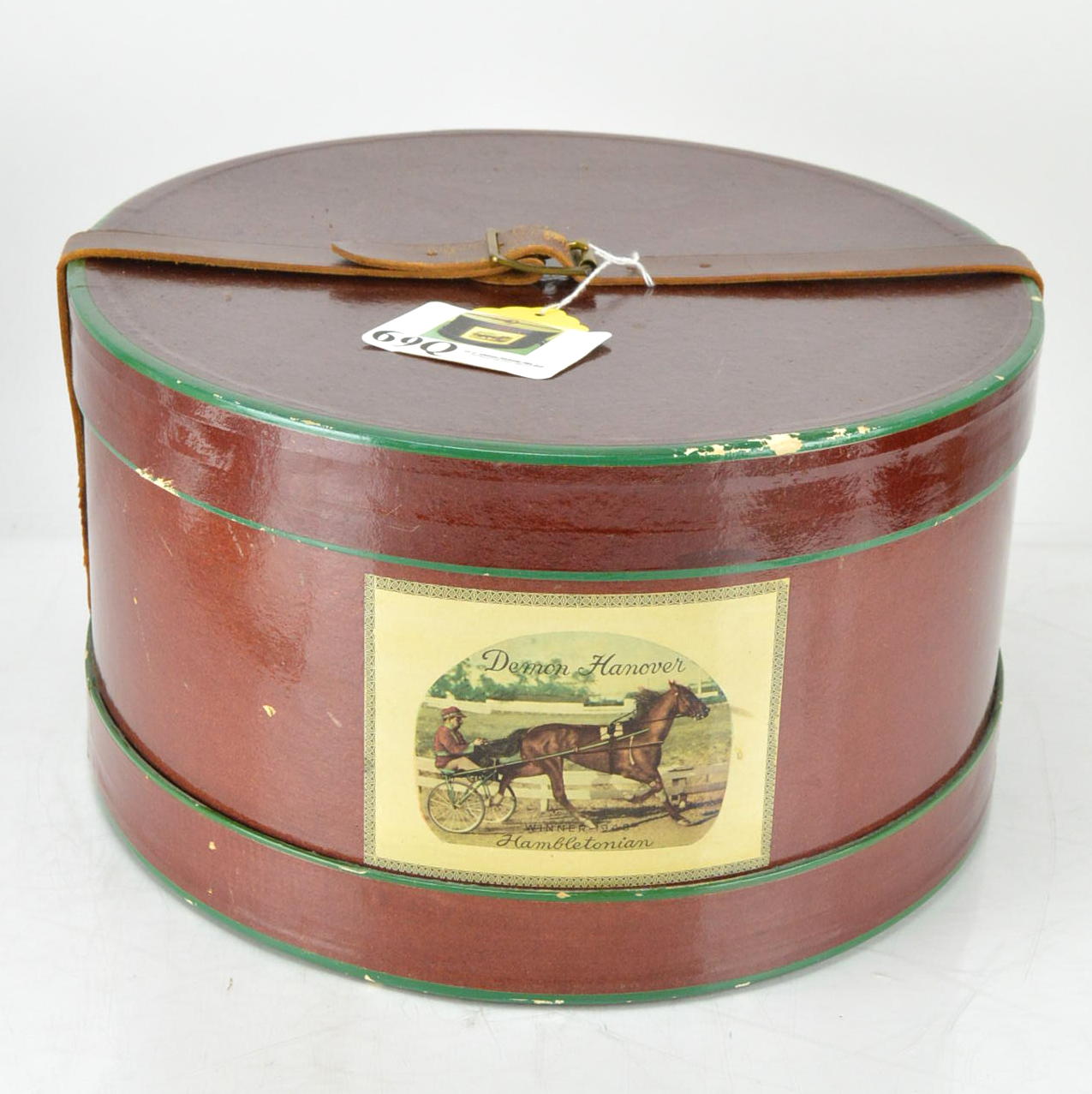 Hoyt Hat Co. Demon Hanover Derby Hat Box