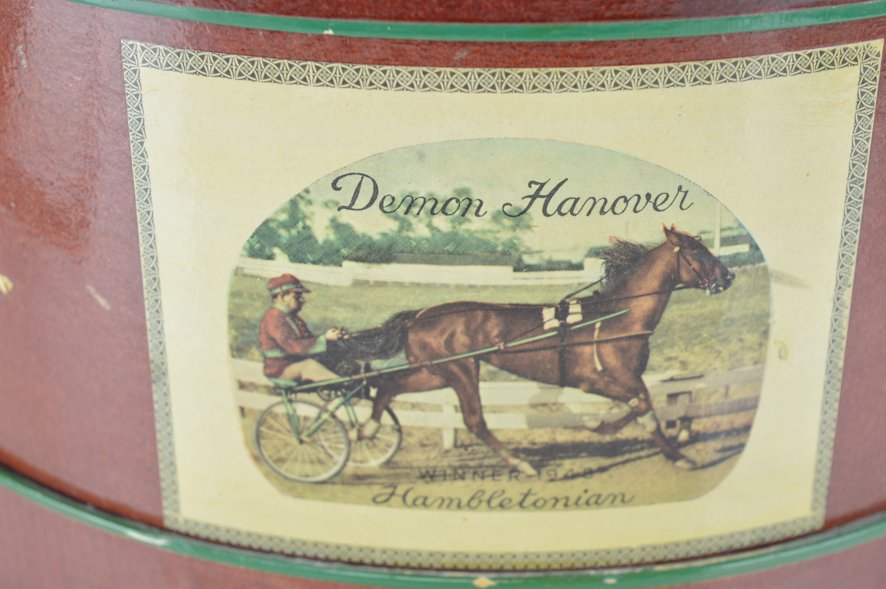 Hoyt Hat Co. Demon Hanover Derby Hat Box
