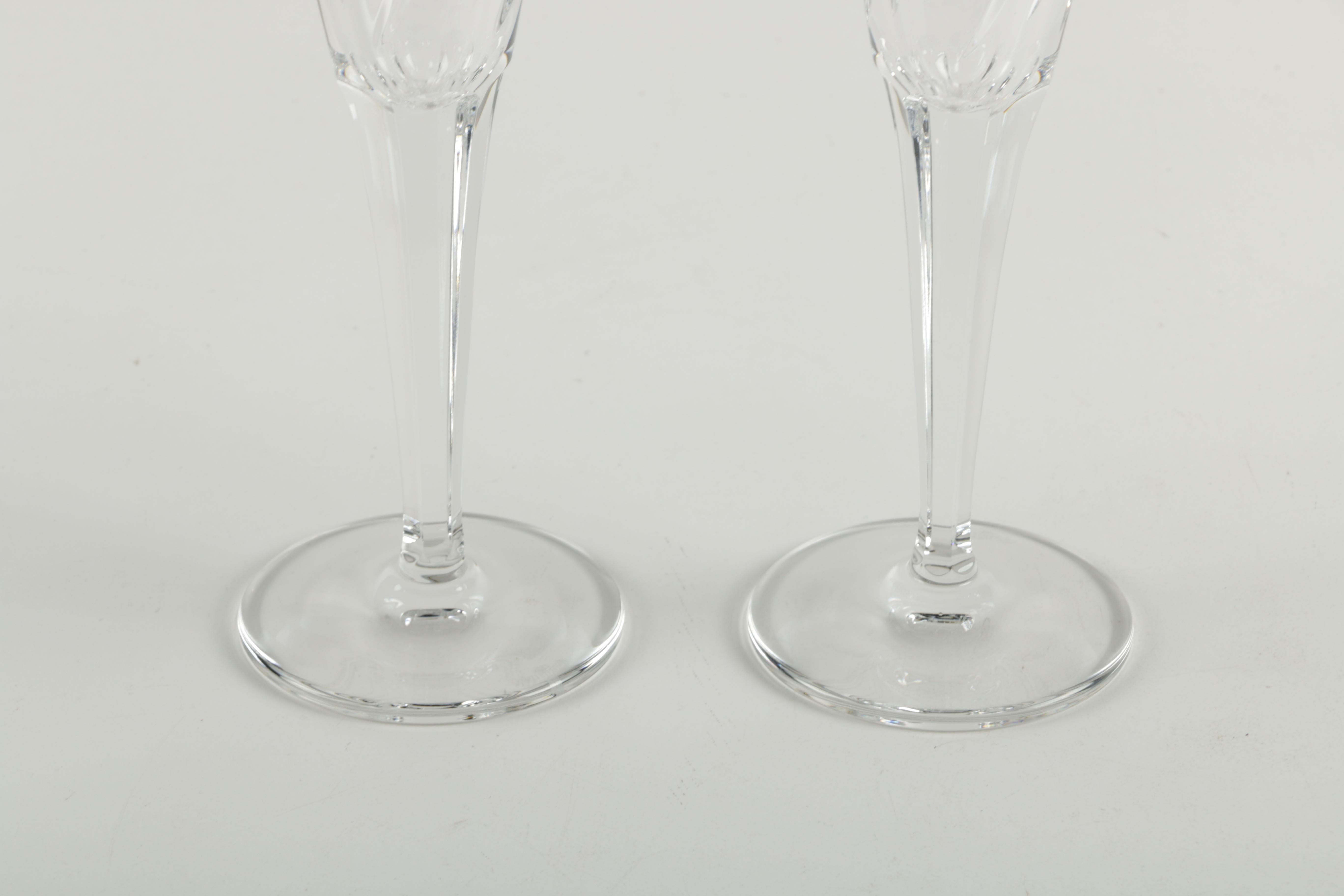 Waterford Crystal "Millennium" Champagne Flutes