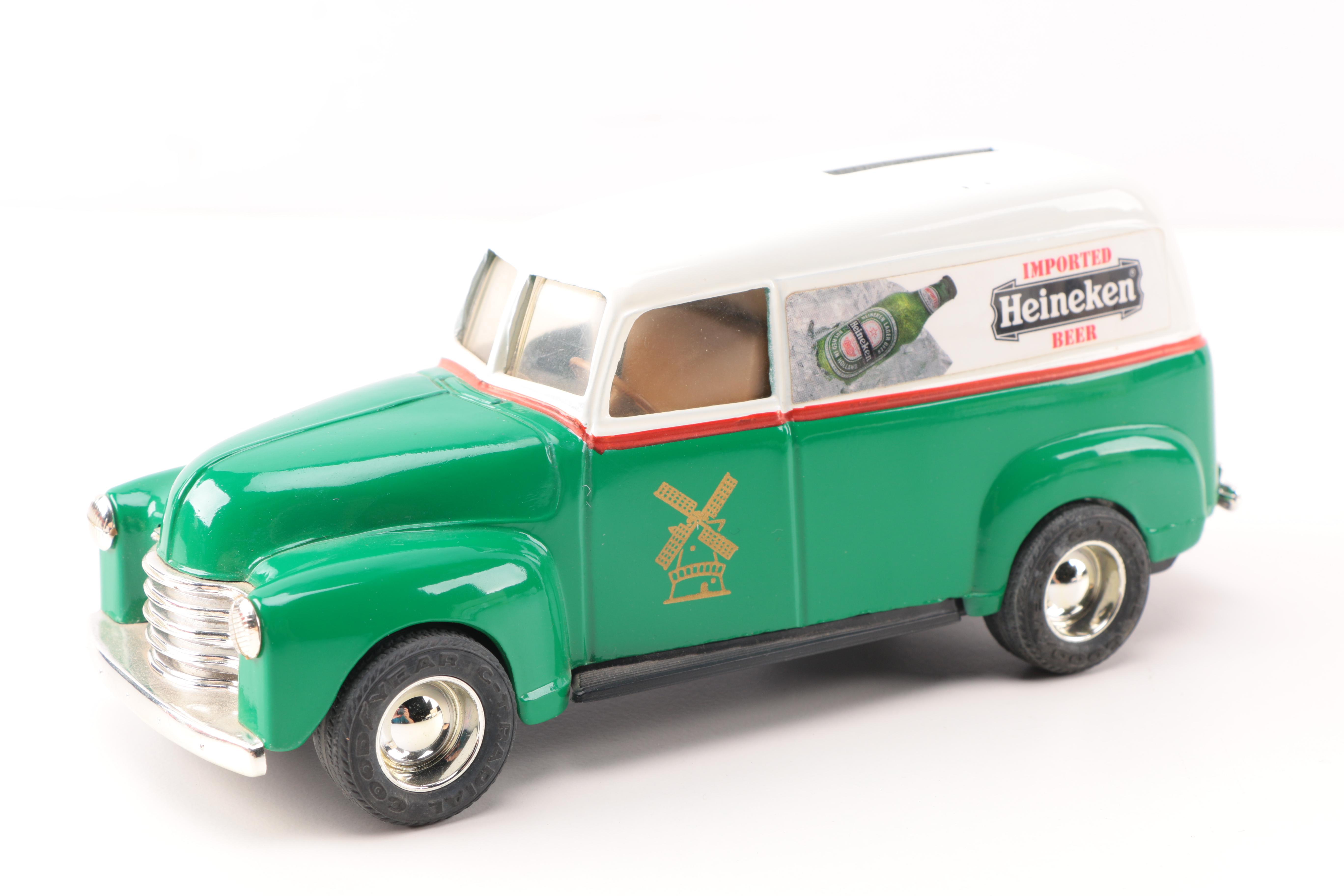 Beverage and Food Themed ERTL 1950 Panel Truck Die Cast Metal Banks