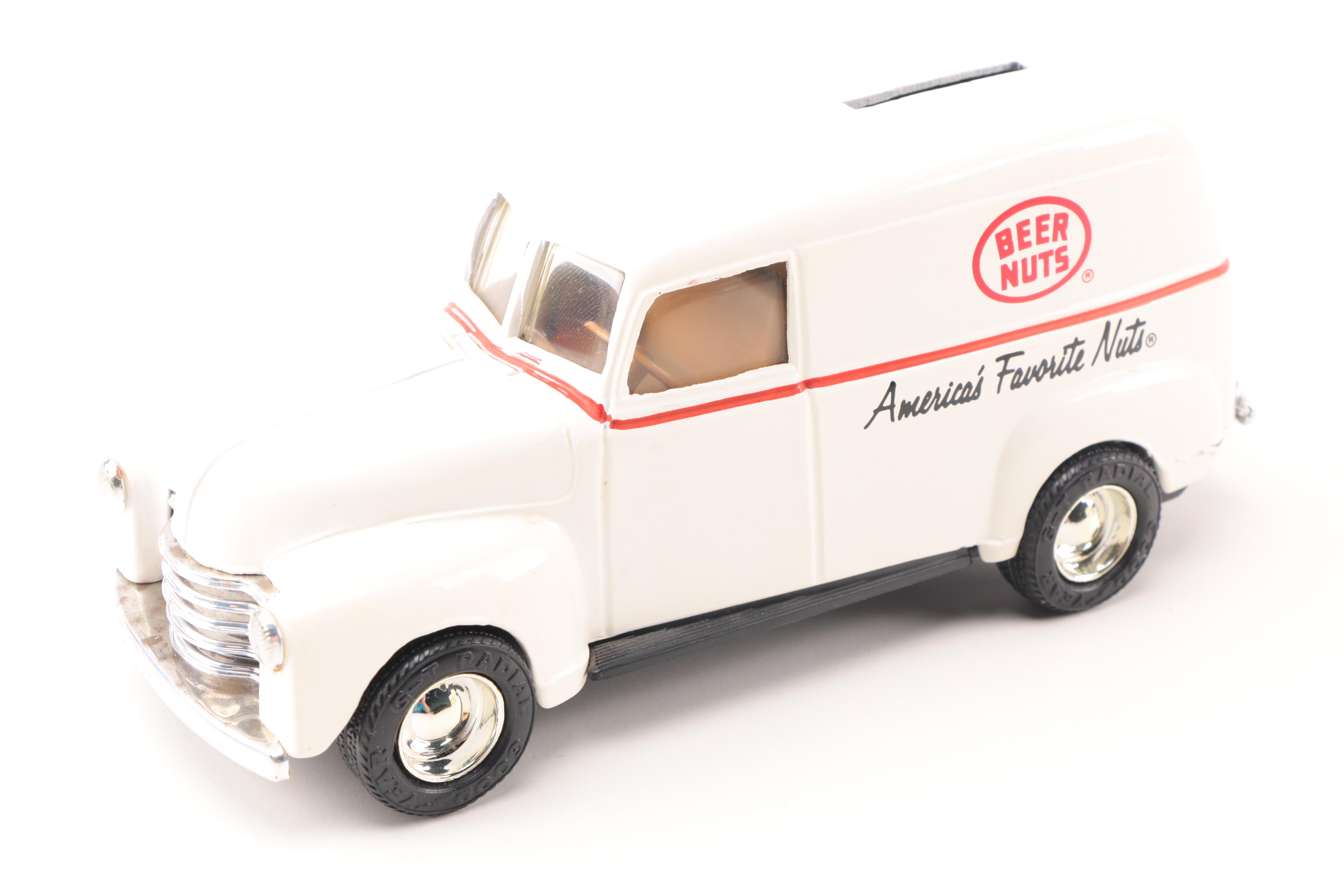 Beverage and Food Themed ERTL 1950 Panel Truck Die Cast Metal Banks