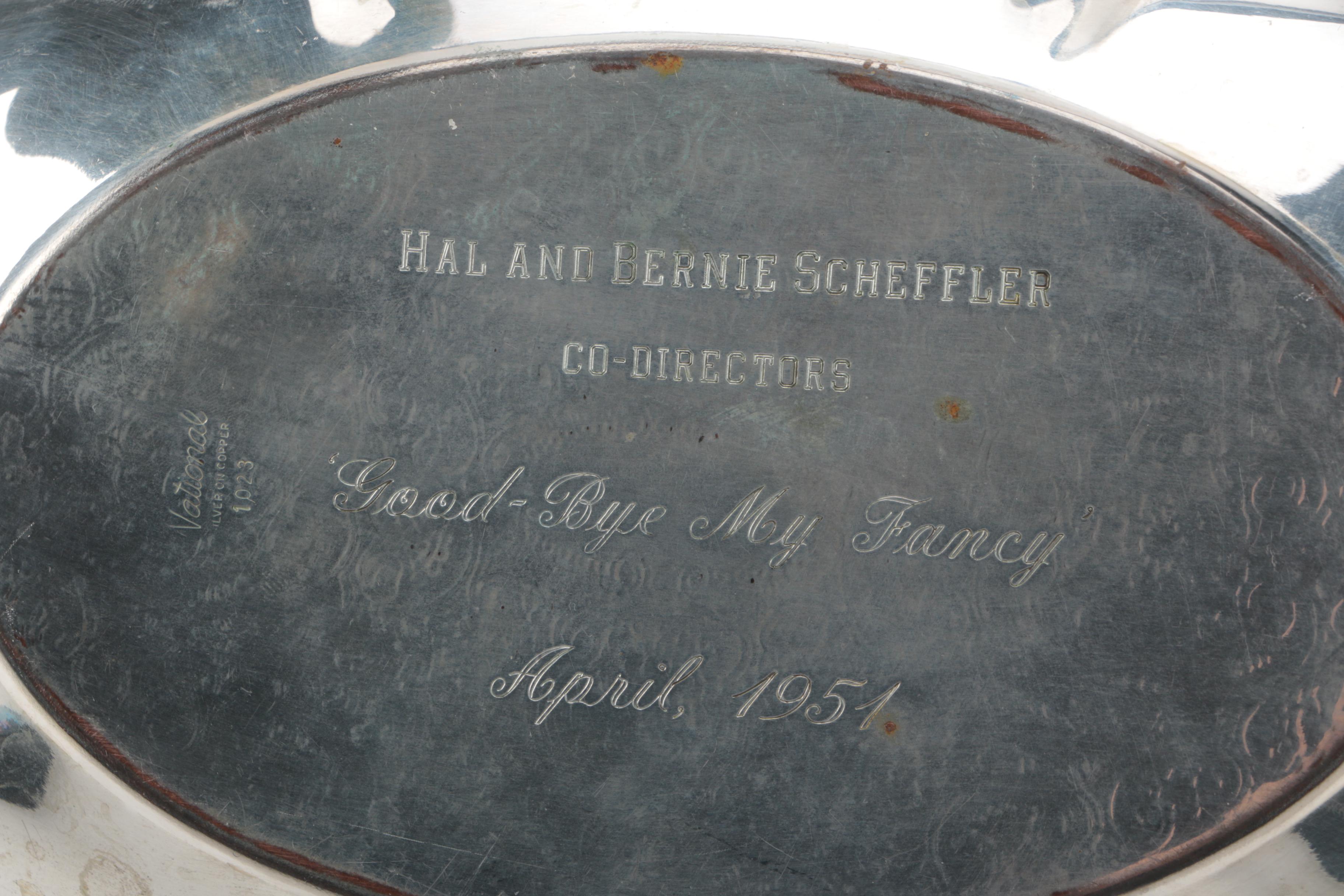 Collection of Silver Plate Serving Trays Including Reed and Barton
