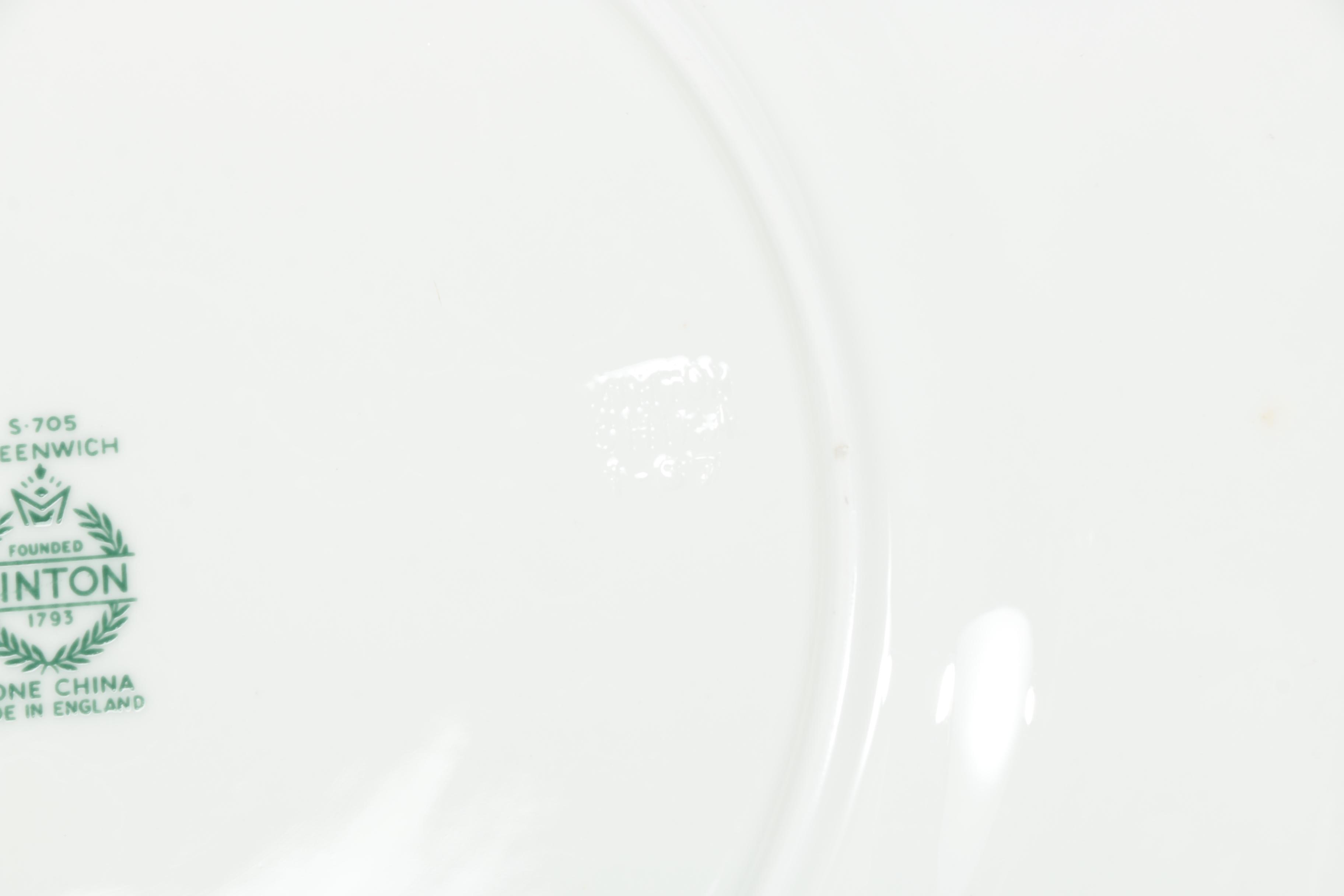 Minton "Greenwich" Bone China Set