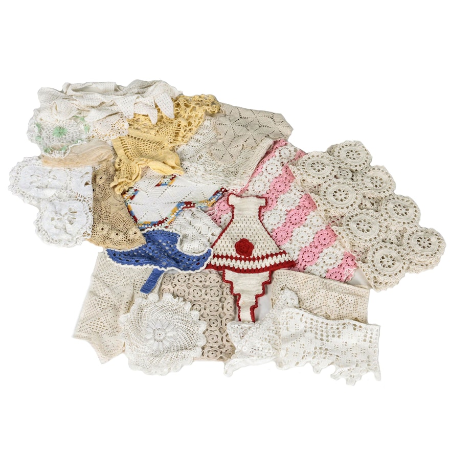 Assorted Laced Doilies