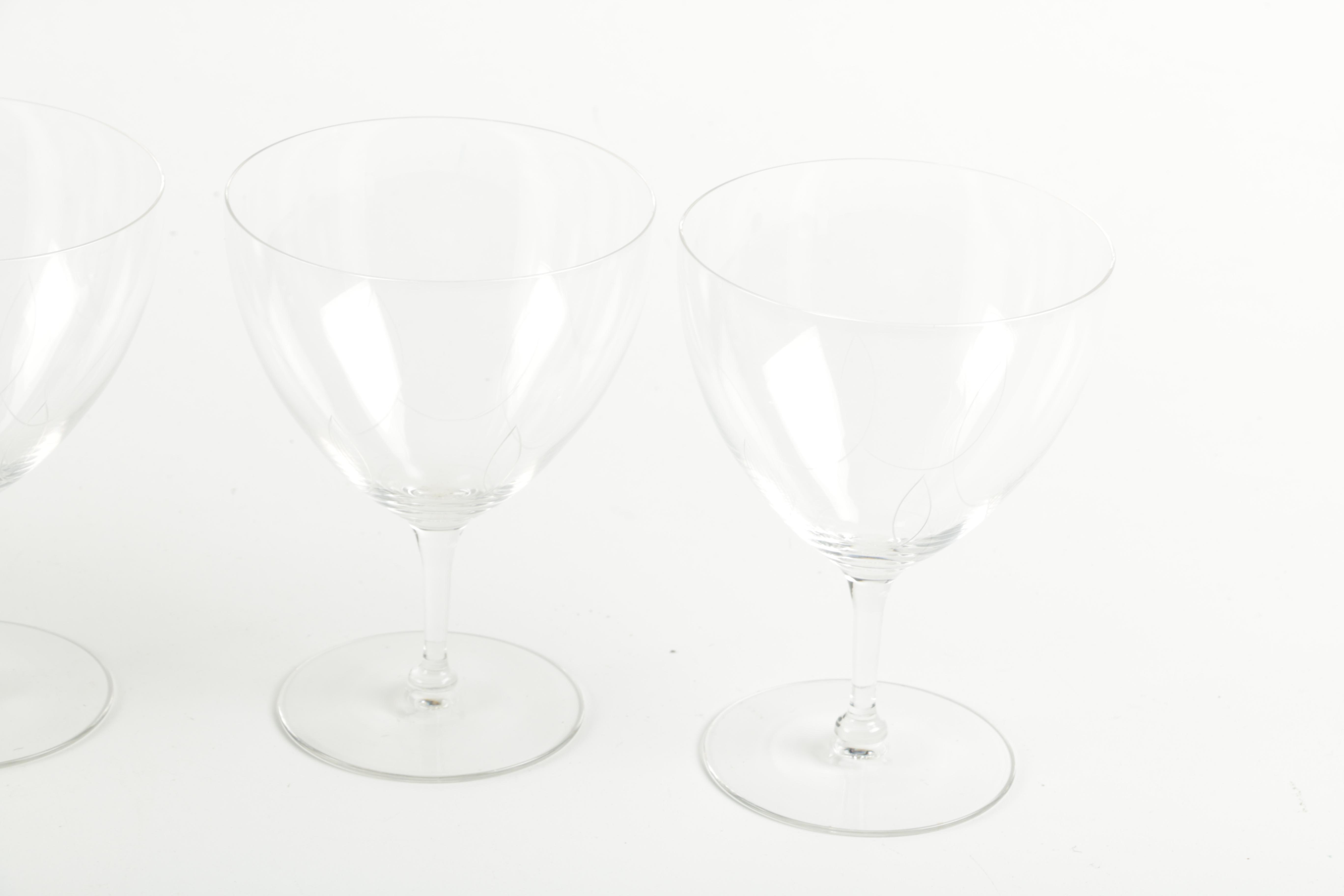 Etched Cocktail Glasses