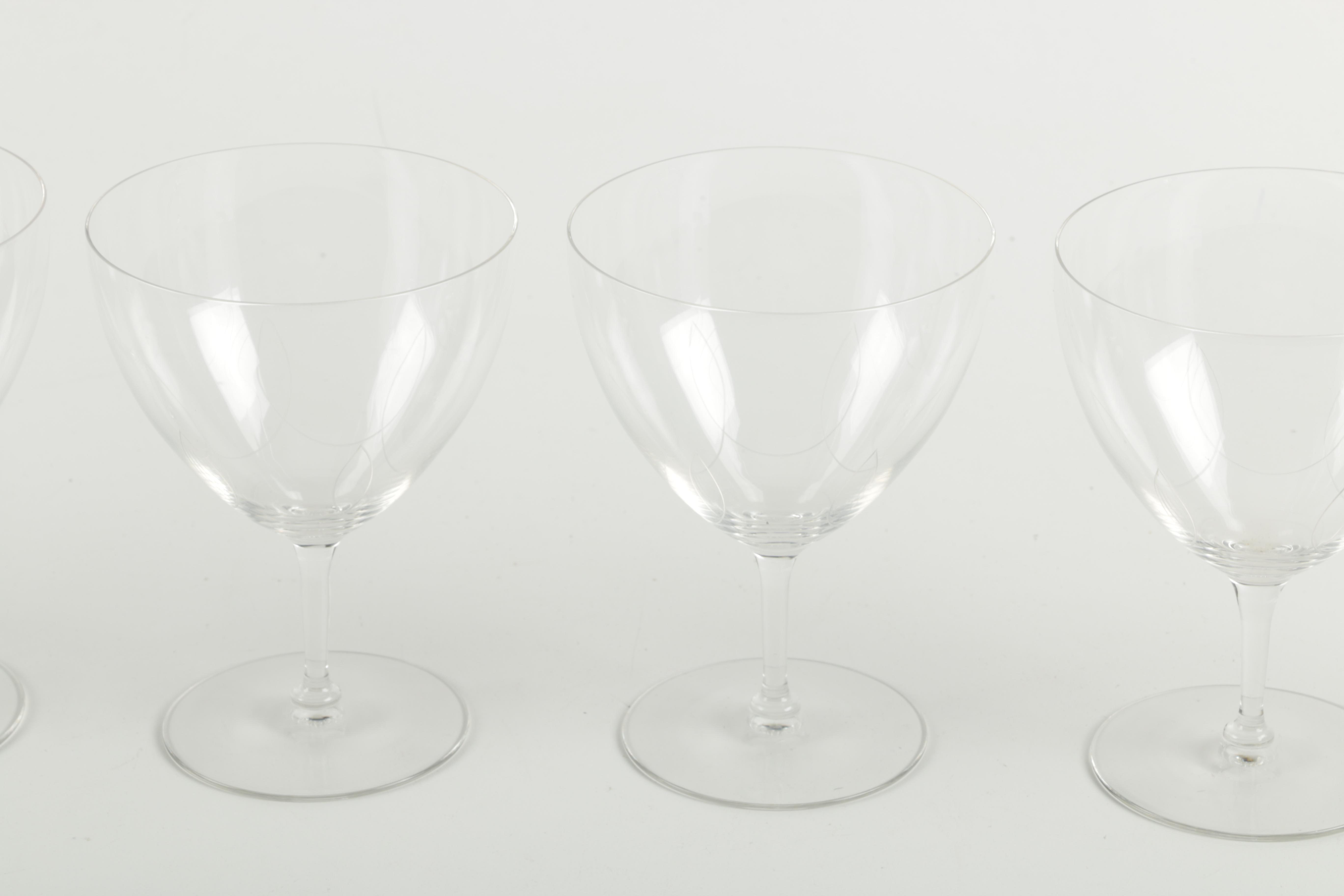 Etched Cocktail Glasses