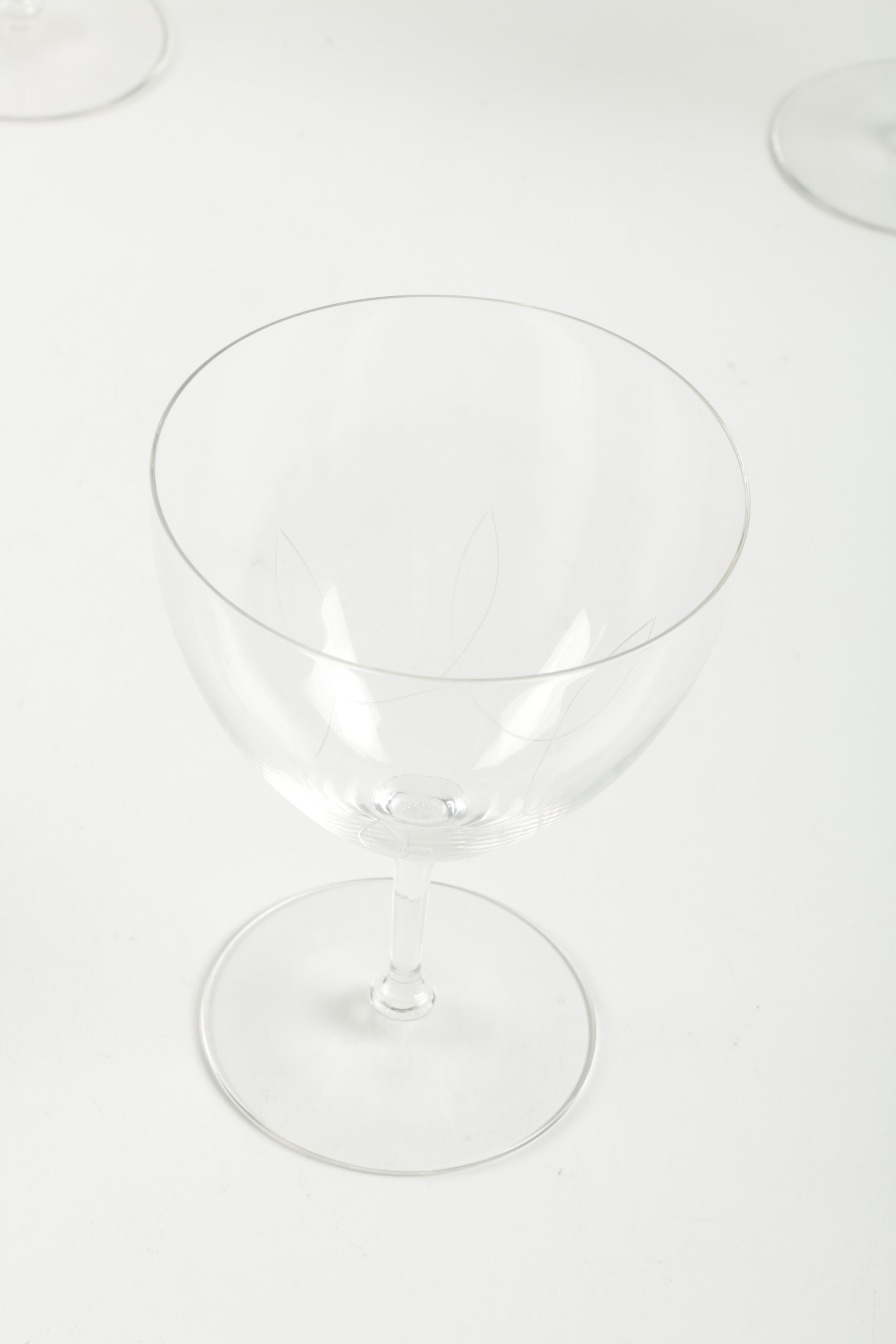 Etched Cocktail Glasses