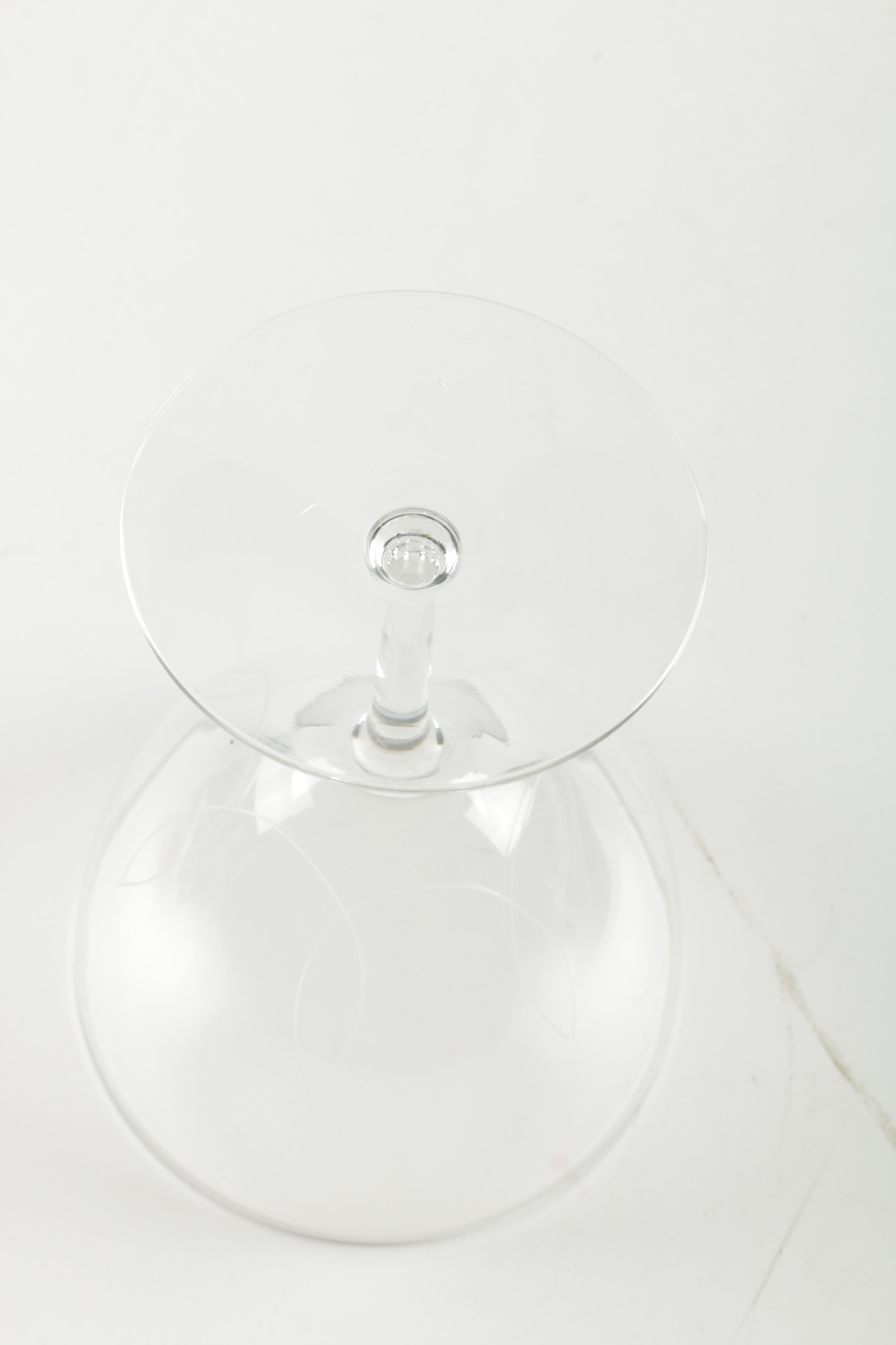 Etched Cocktail Glasses