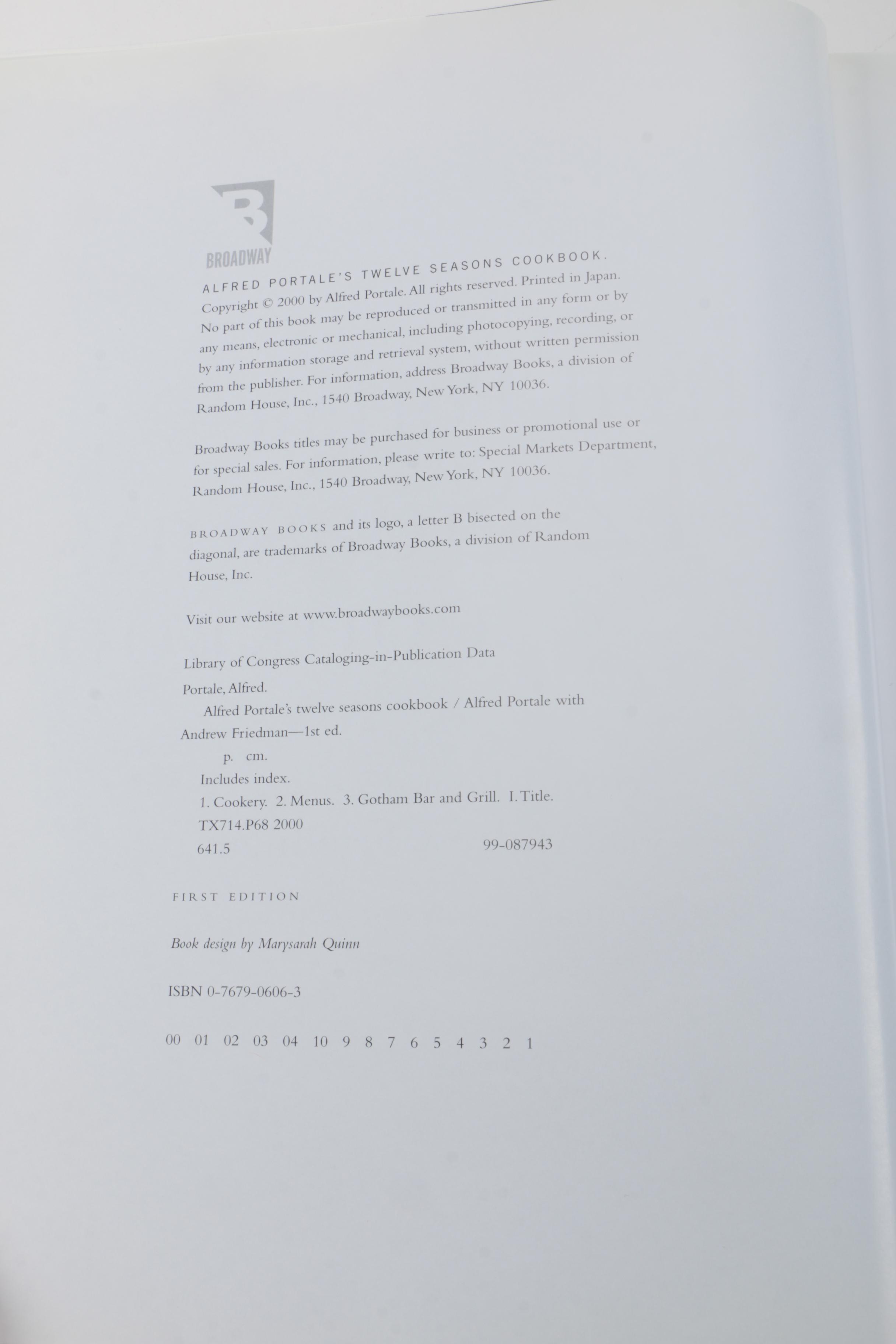 Cookbooks Including Serena Bass "Serena, Food & Stories"