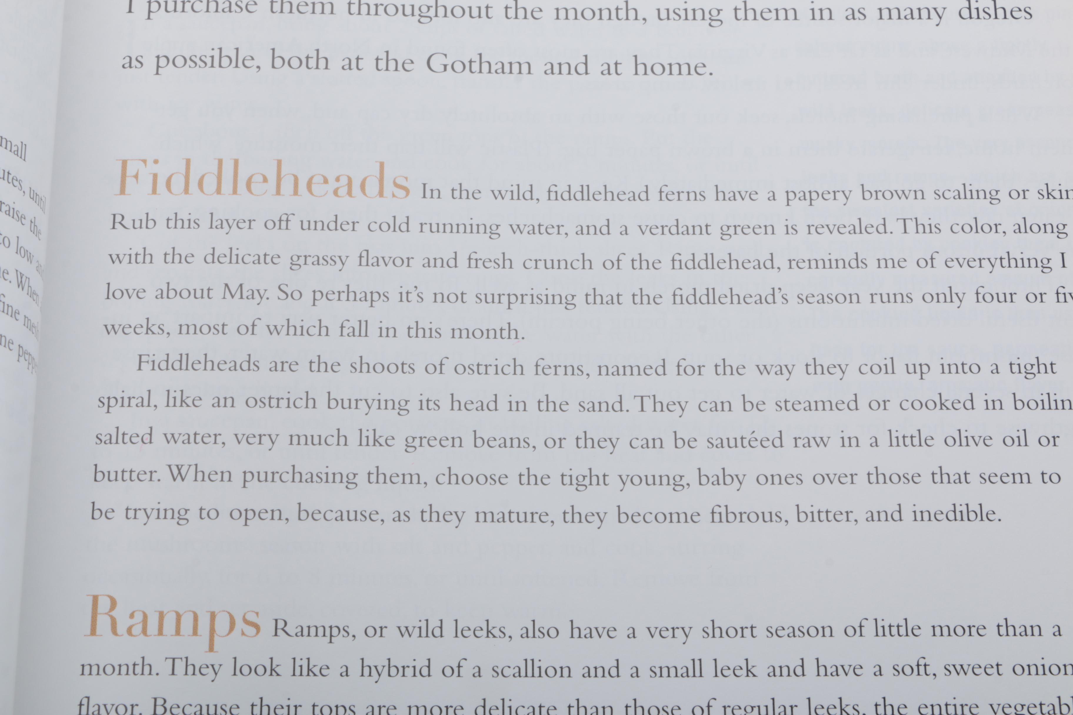 Cookbooks Including Serena Bass "Serena, Food & Stories"