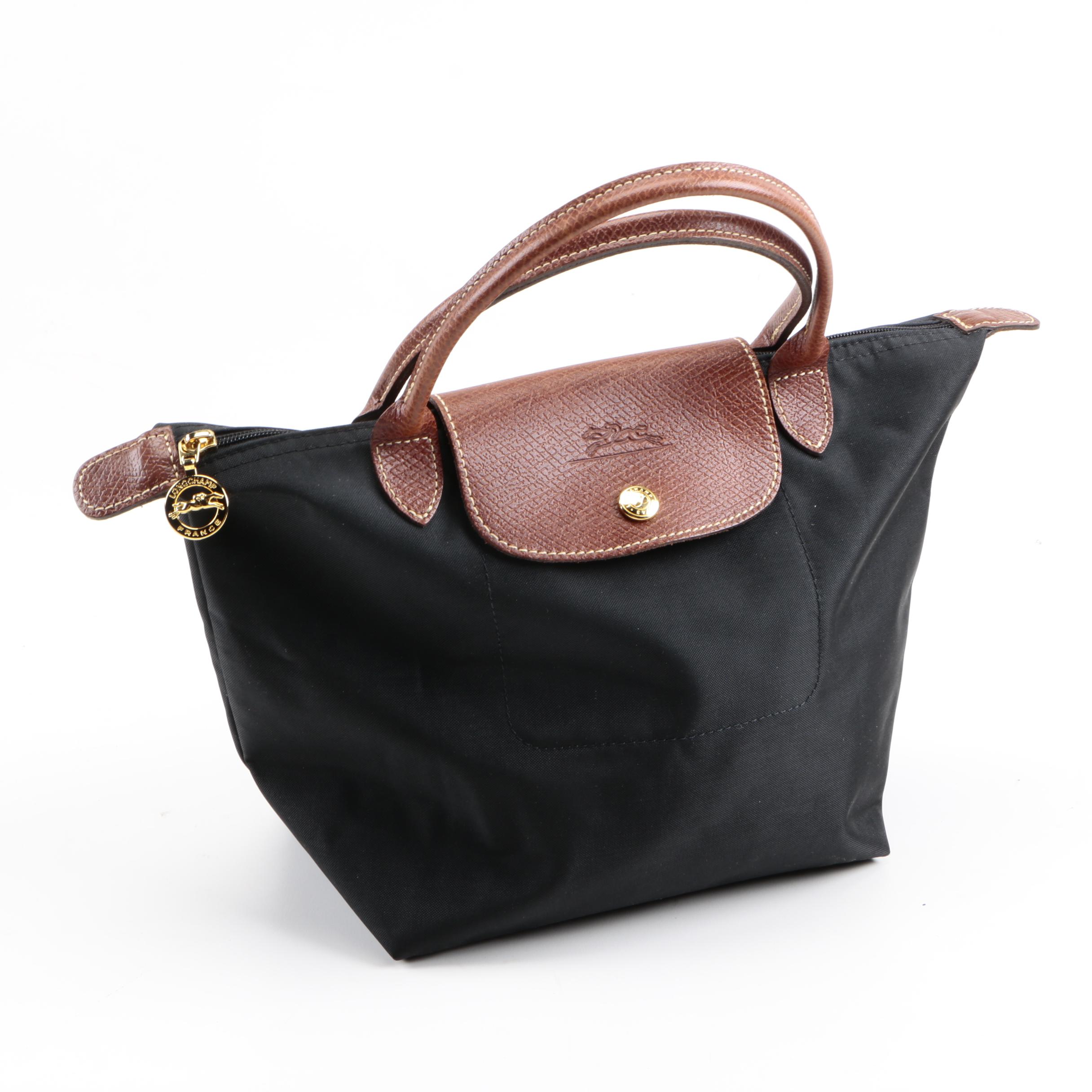 Longchamp Les Pliages Type S Navy Bag