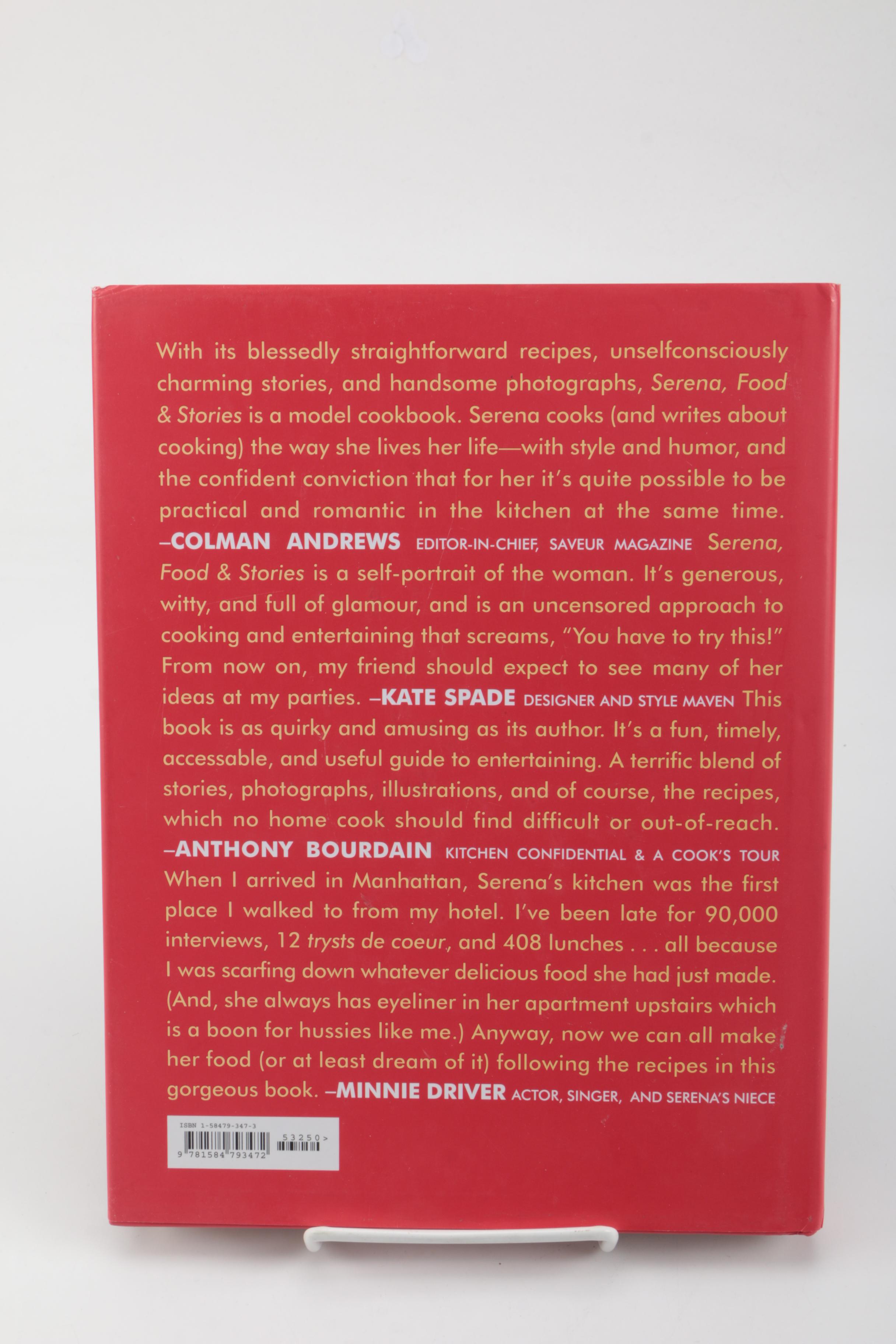 Cookbooks Including Serena Bass "Serena, Food & Stories"