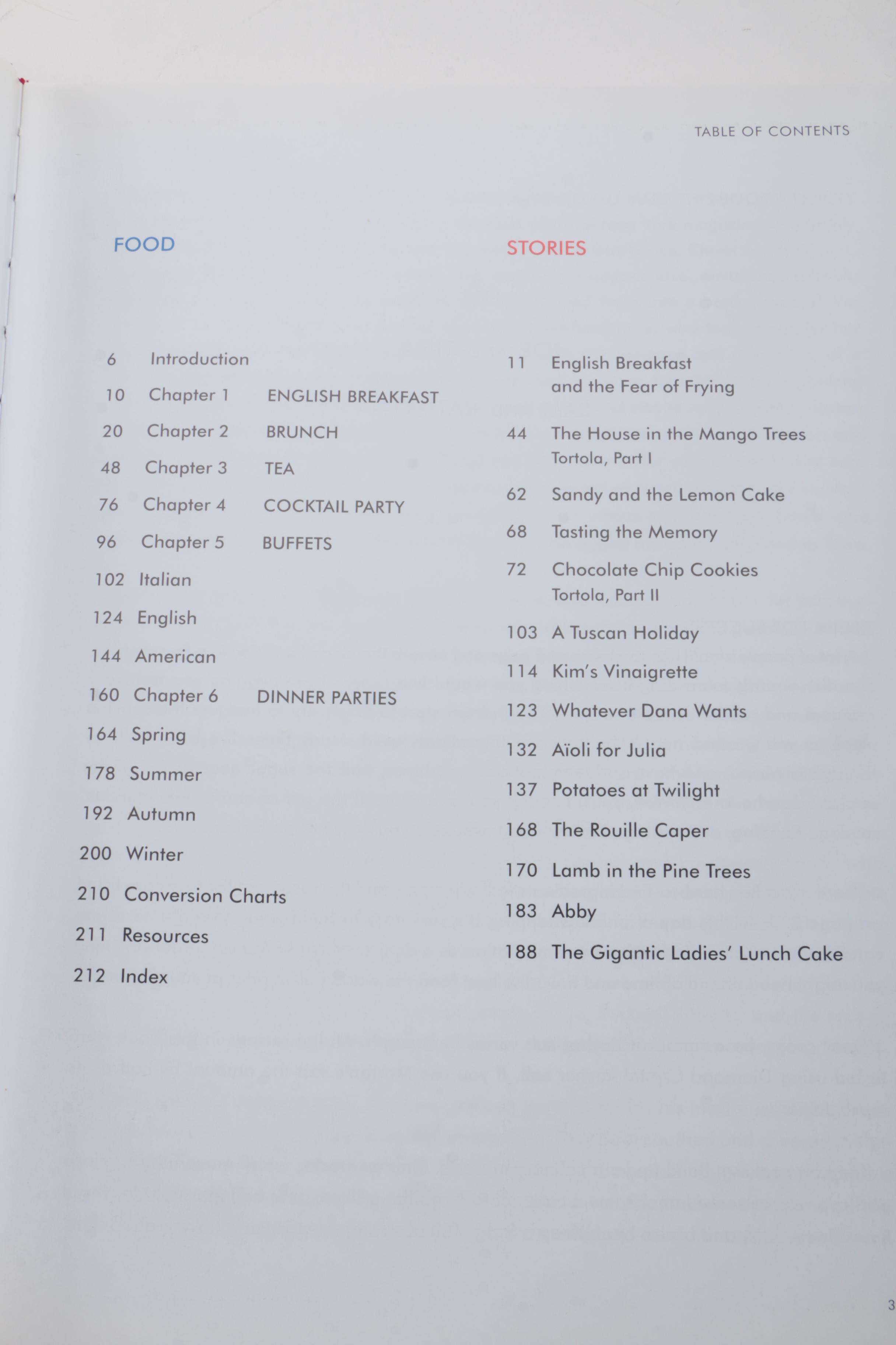 Cookbooks Including Serena Bass "Serena, Food & Stories"