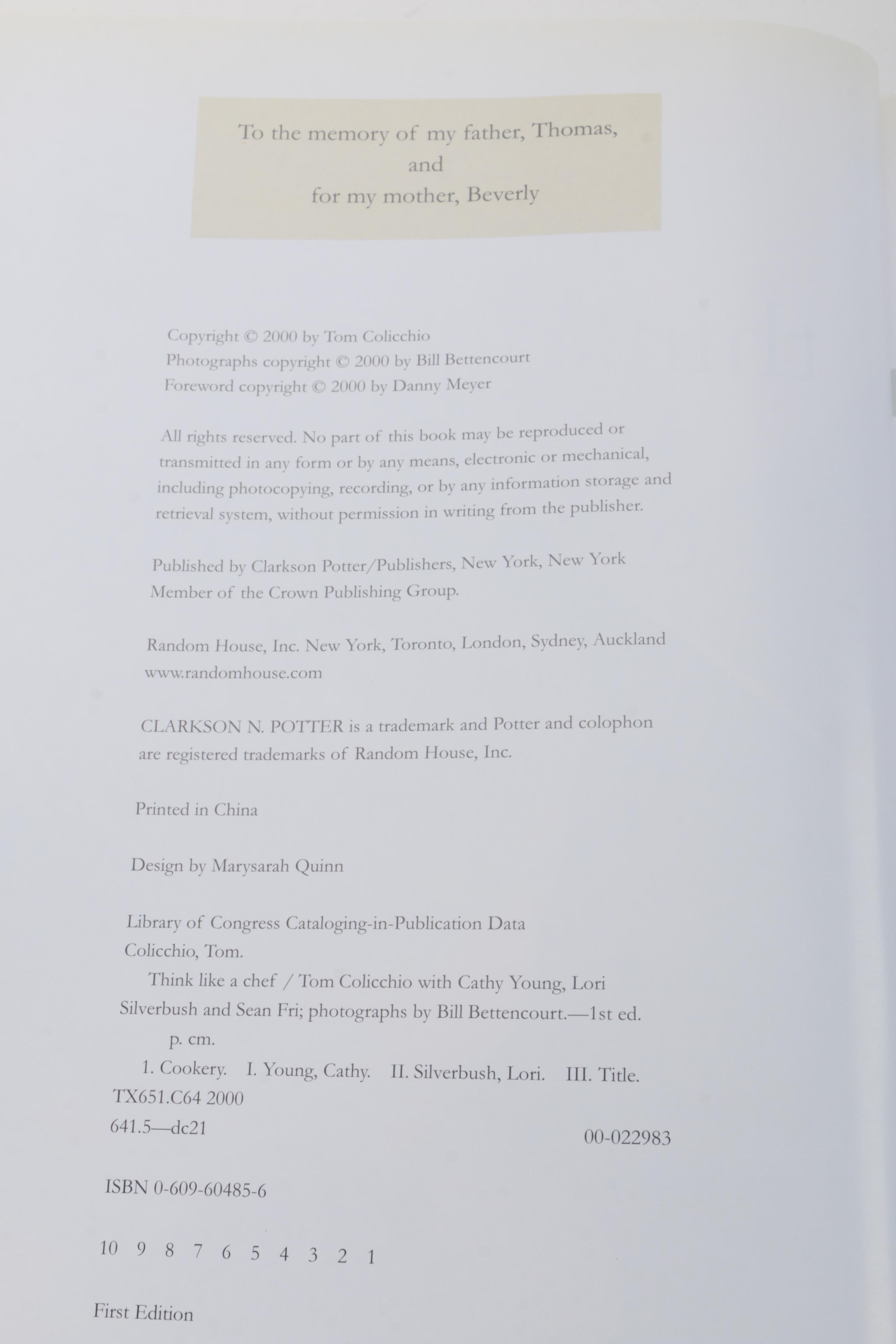 Cookbooks Including Serena Bass "Serena, Food & Stories"