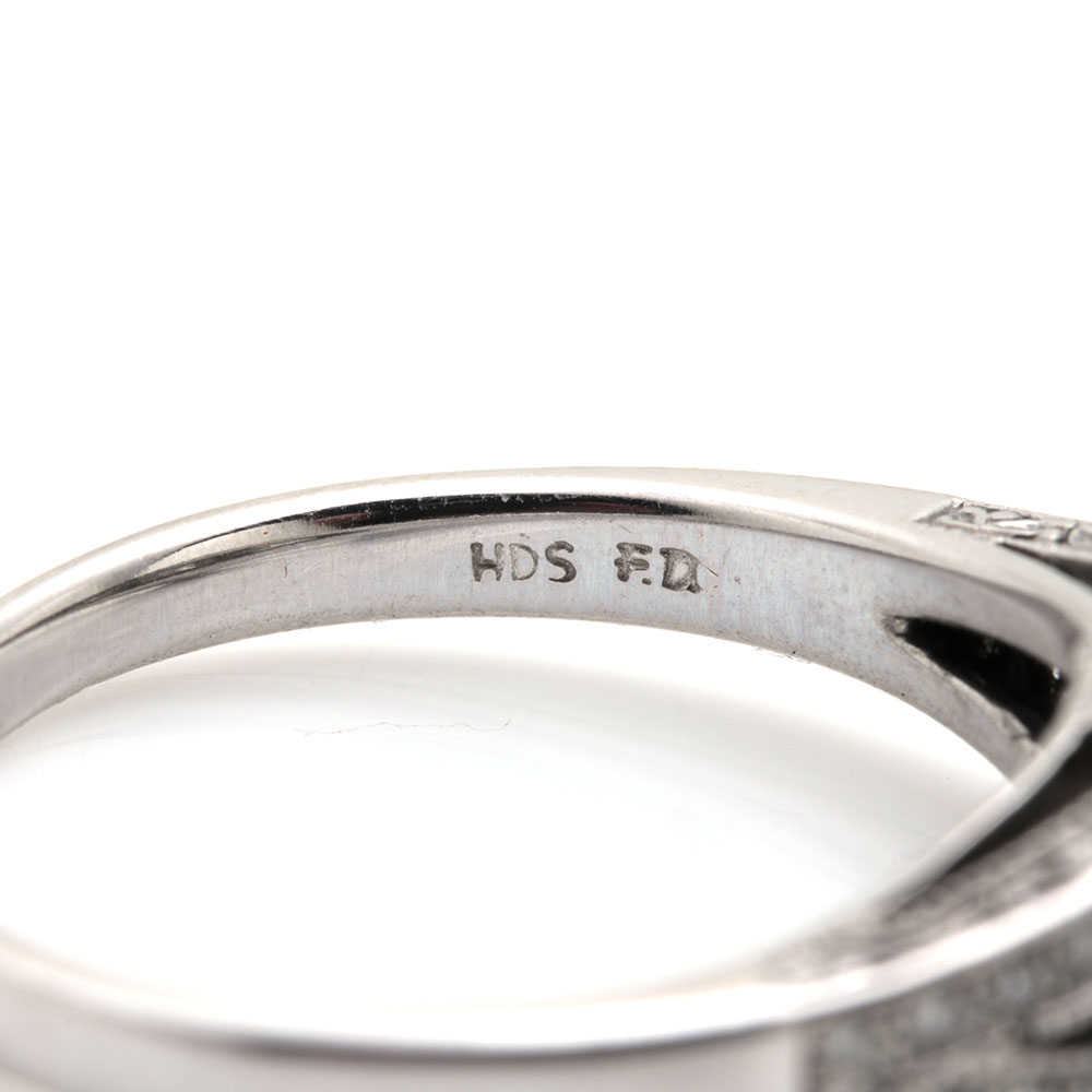 14K White Gold Diamond Ring