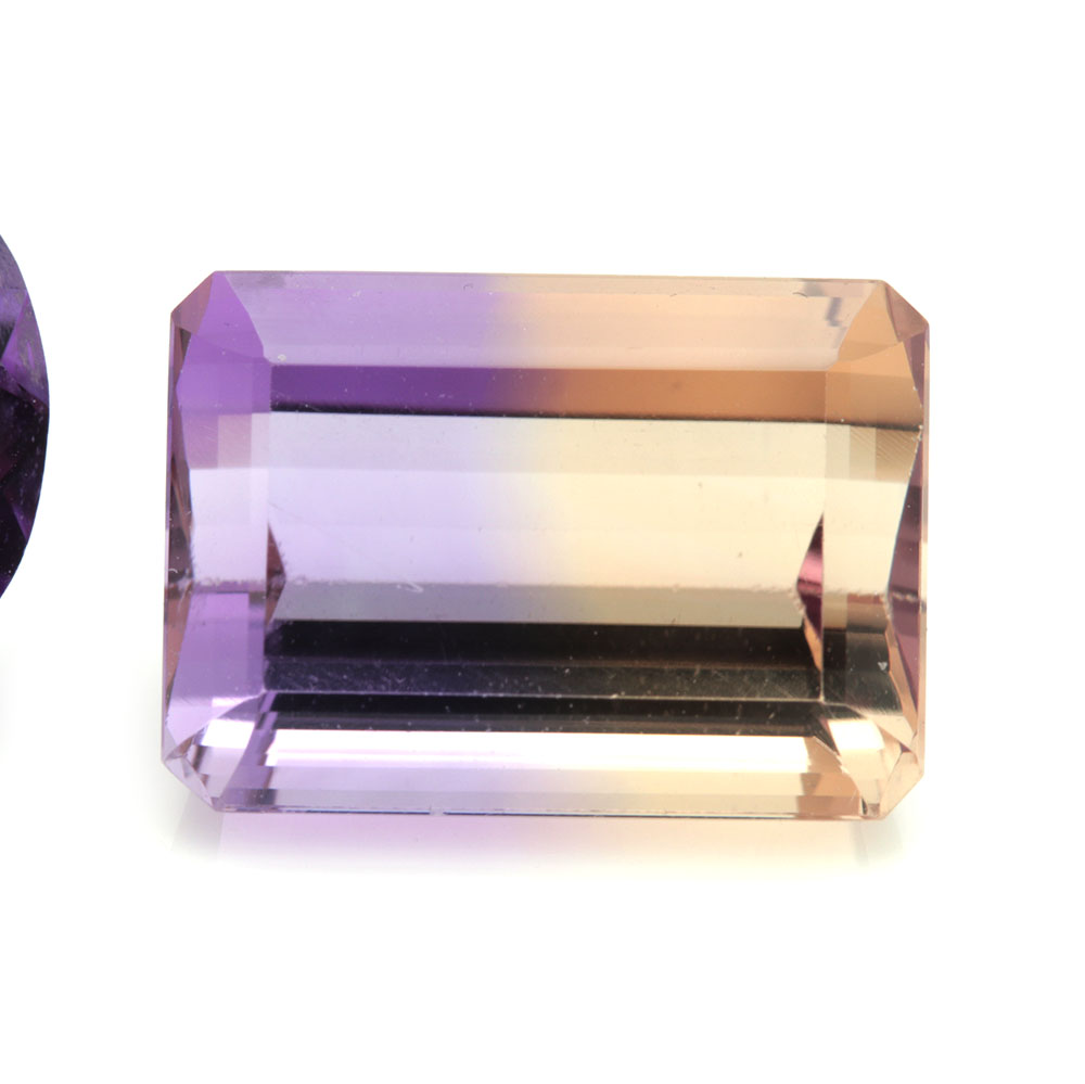 Loose 15.68 CT Amethyst and 8.20 CT Ametrine Gemstones
