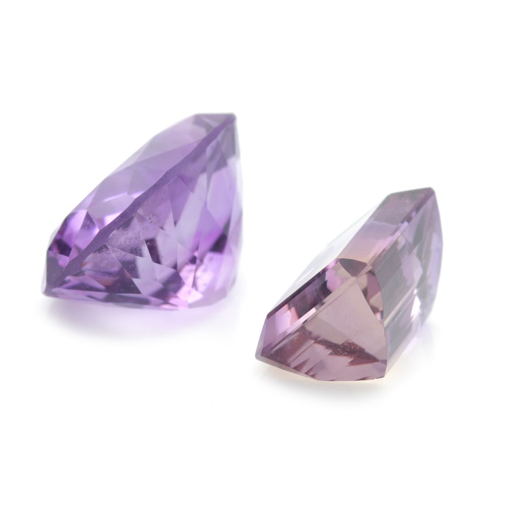 Loose 15.68 CT Amethyst and 8.20 CT Ametrine Gemstones