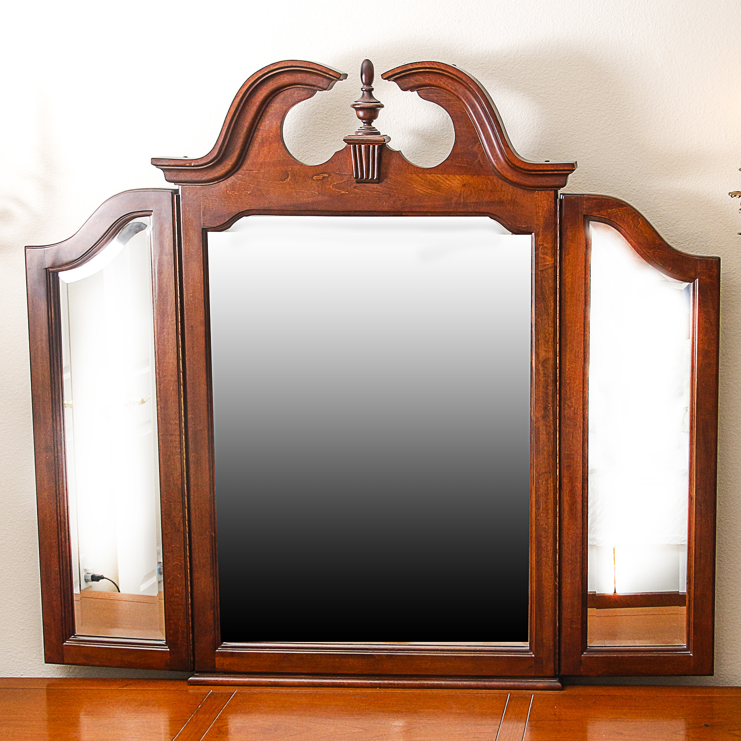 Vintage Louis XV Style Dresser by John Stuart Inc. with Mirror