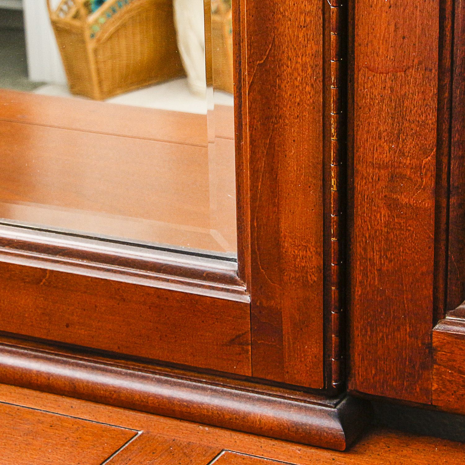 Vintage Louis XV Style Dresser by John Stuart Inc. with Mirror