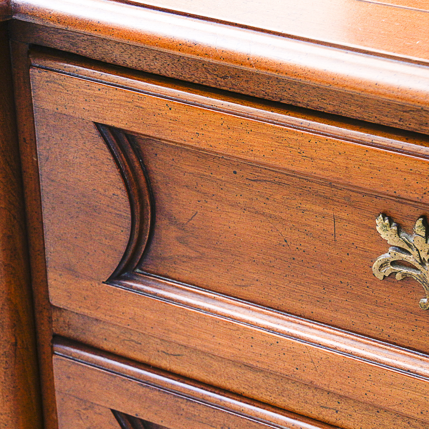 Vintage Louis XV Style Dresser by John Stuart Inc. with Mirror