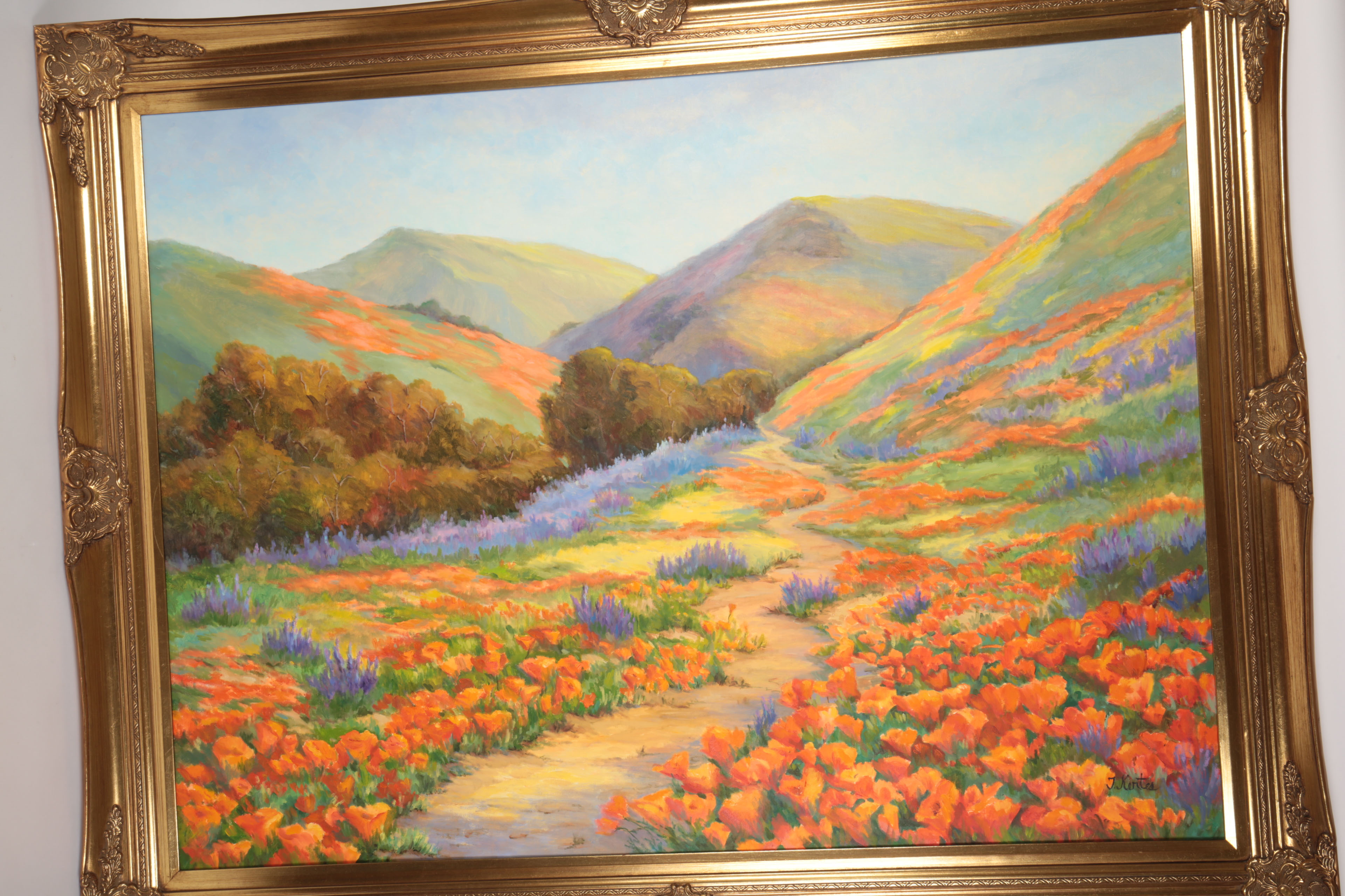 Trish Kertes Oil Painting on Canvas of Landscape