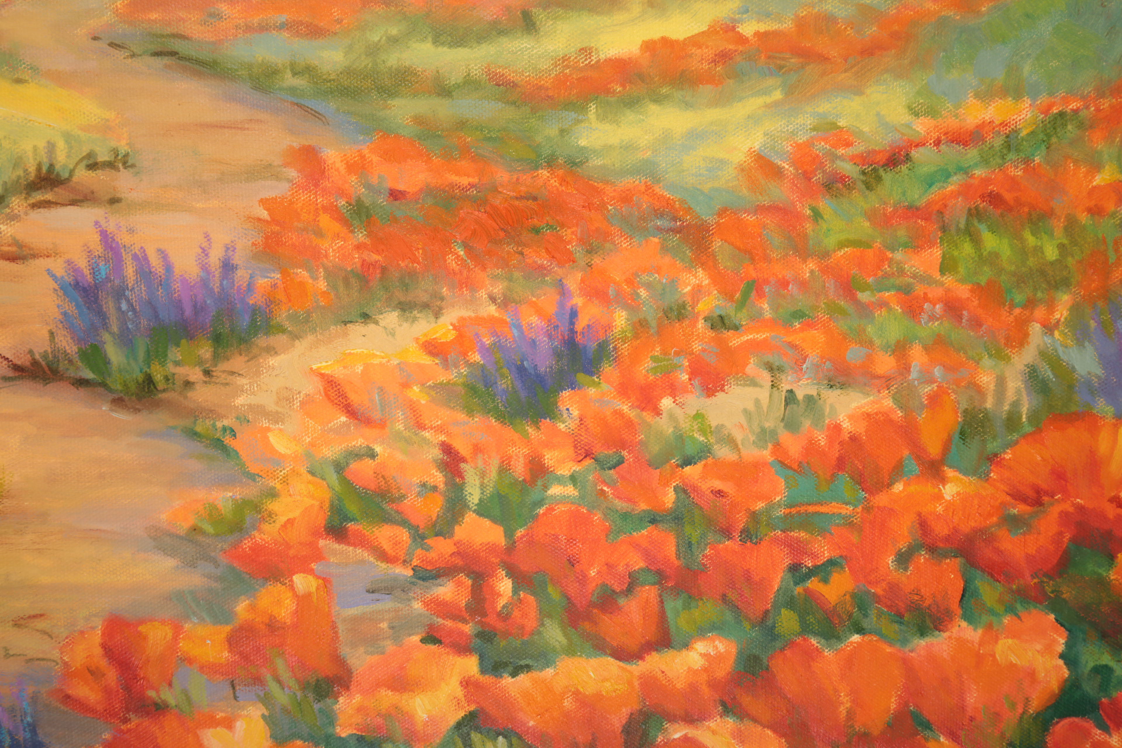 Trish Kertes Oil Painting on Canvas of Landscape