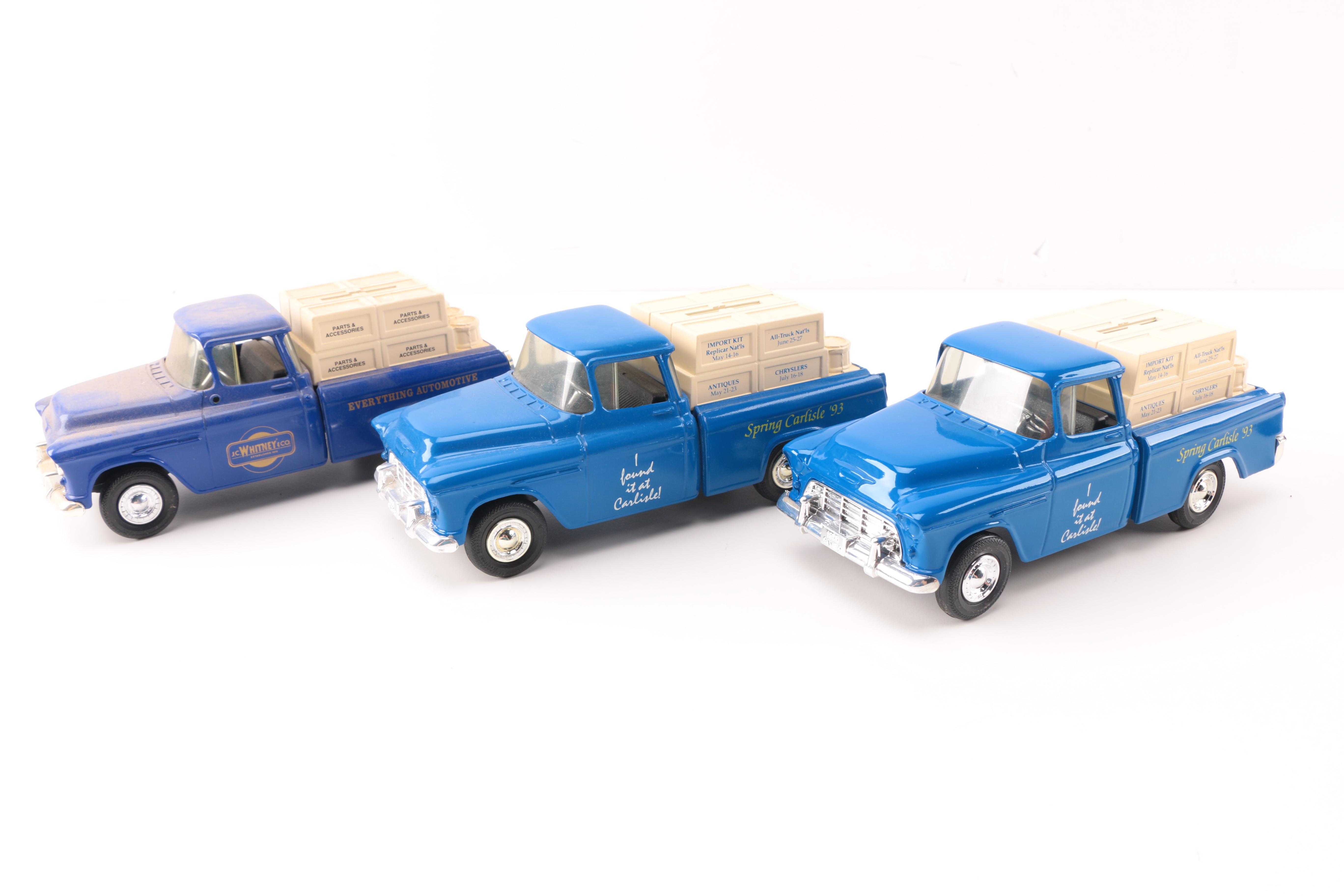 Collection of ERTL Die Cast Metal 1955 Pickup Truck Banks