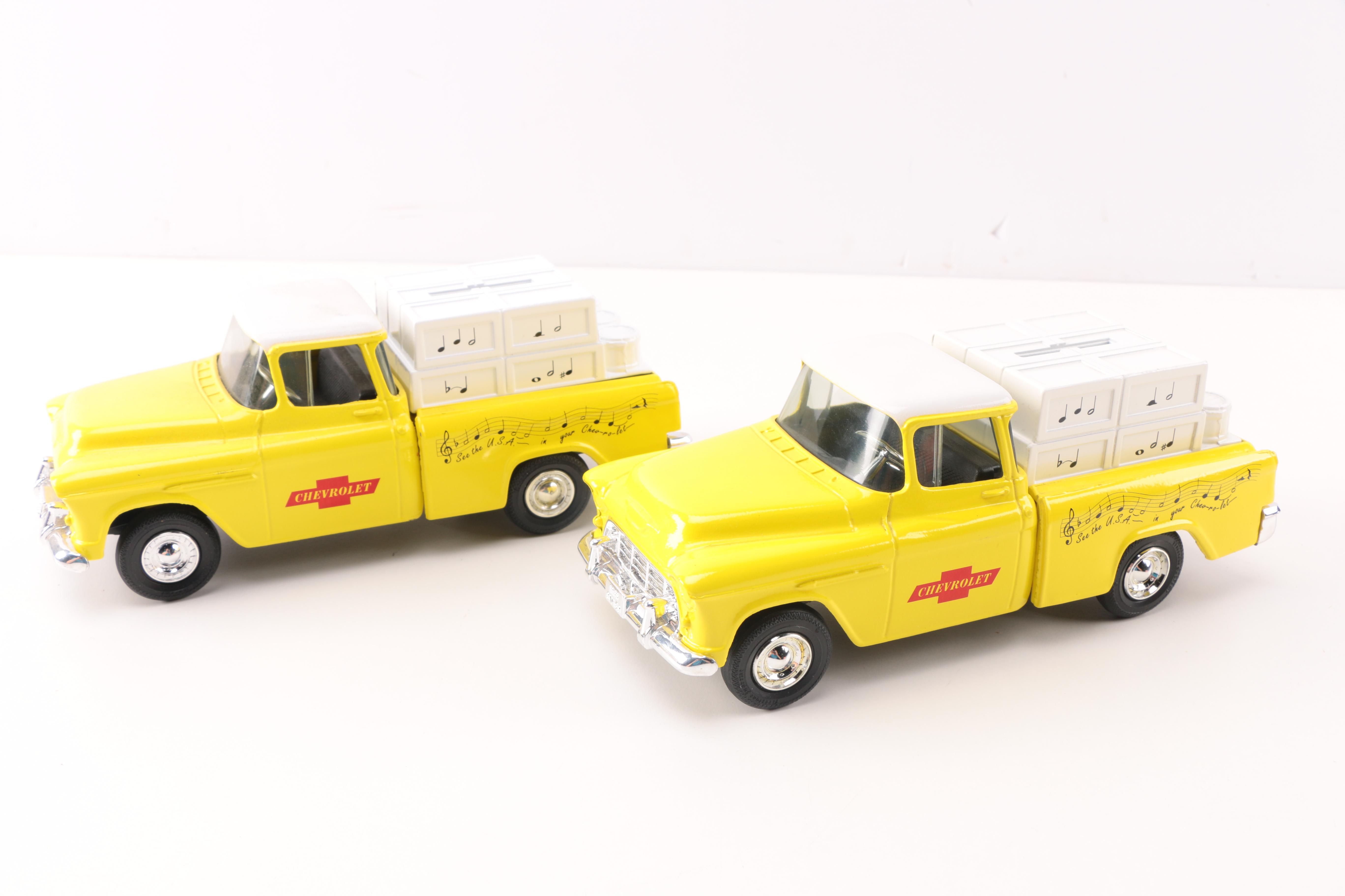 Collection of ERTL Die Cast Metal 1955 Pickup Truck Banks