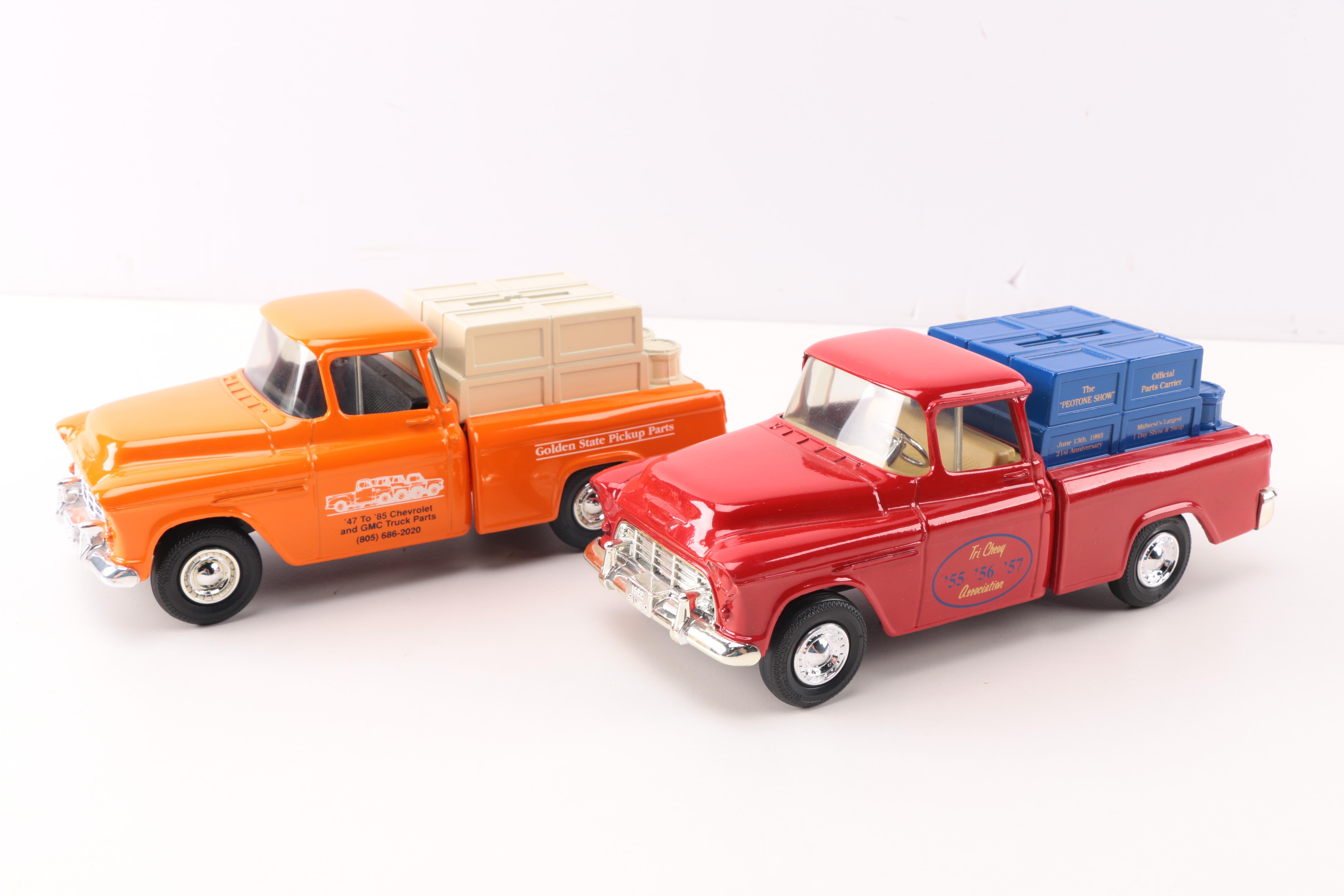 Collection of ERTL Die Cast Metal 1955 Pickup Truck Banks