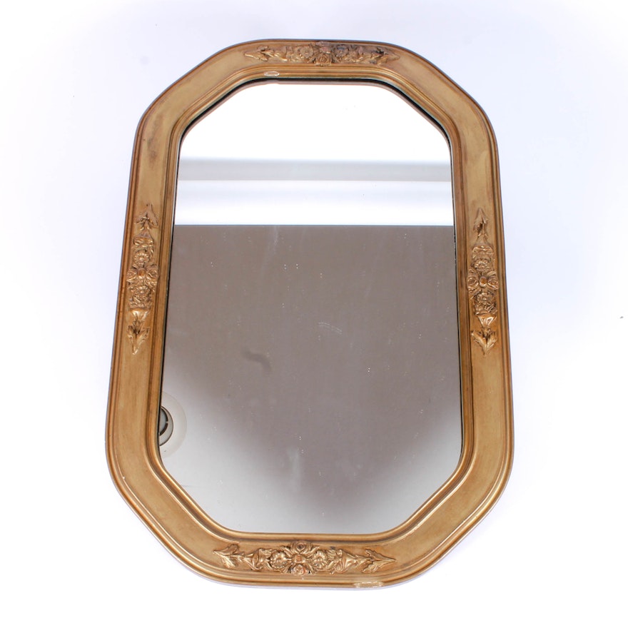 Gold Toned Hanging Mirror