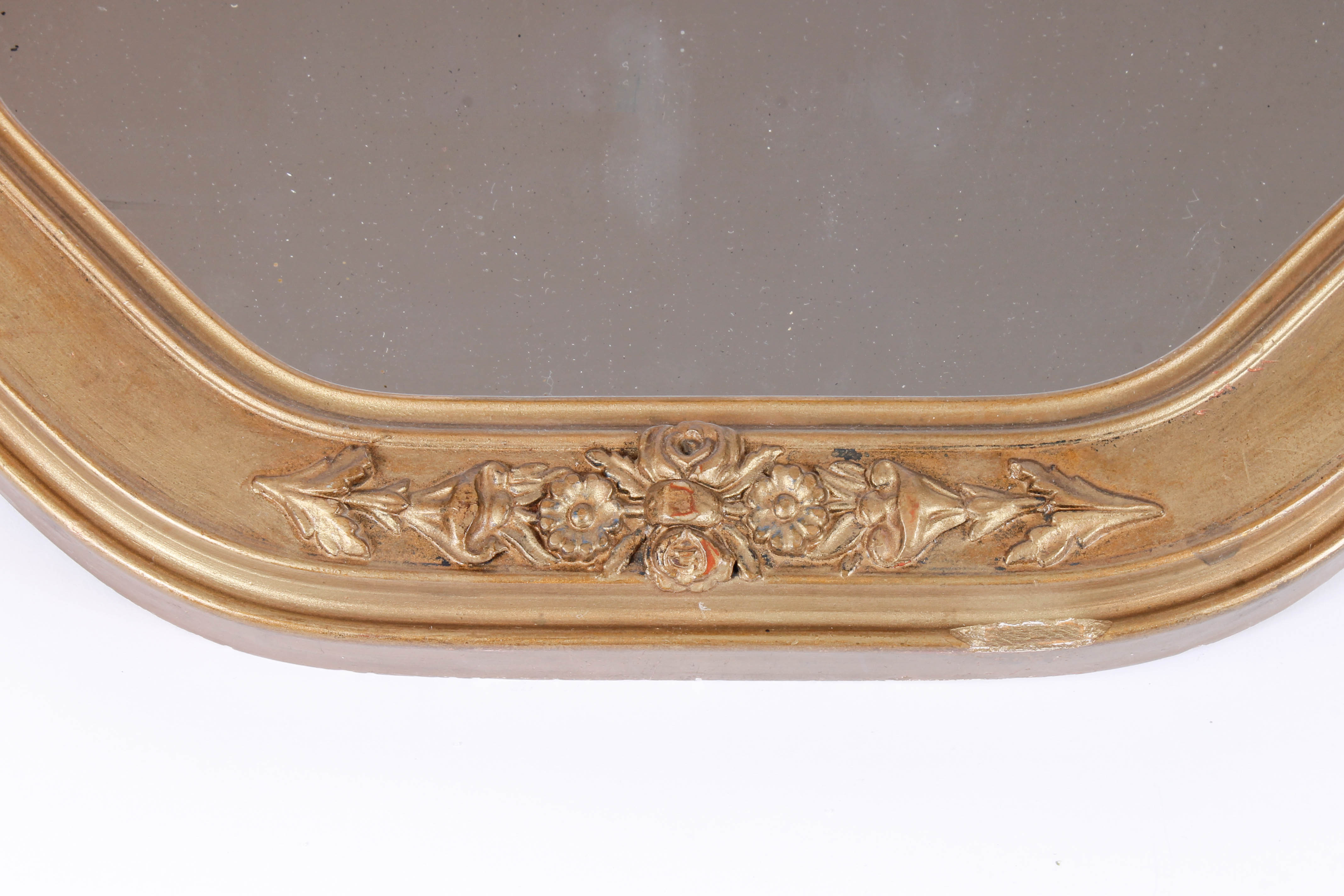 Gold Toned Hanging Mirror